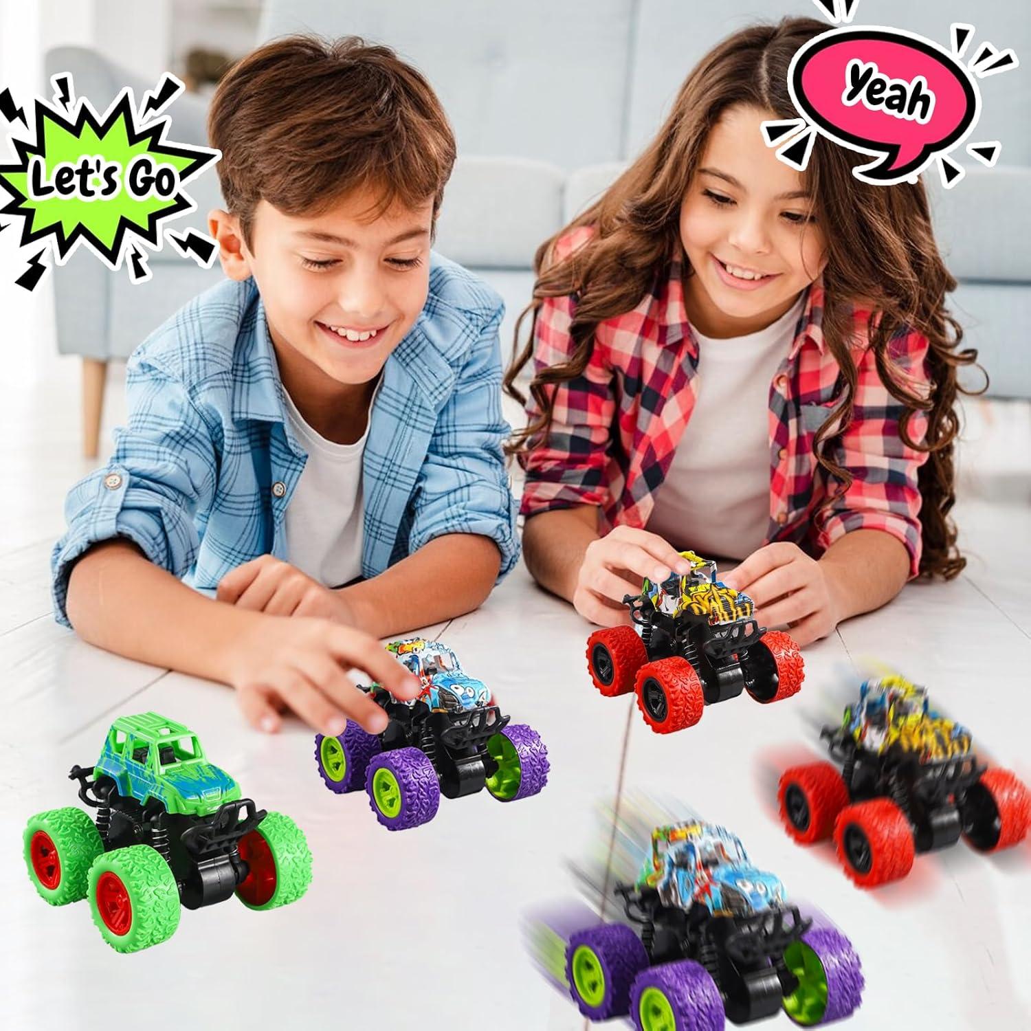 Camiones Monstruo a Fricción SUNPROUND - 24 Piezas 1.61 kg