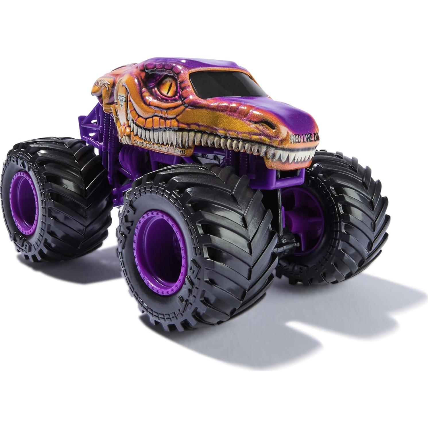 Camiones Monstruo Monster Jam 1:64 - ThunderROARus y Velociraptor