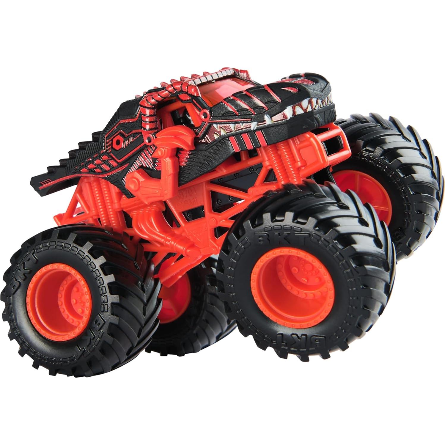 Camiones Monstruo Monster Jam 1:64 - ThunderROARus y Velociraptor