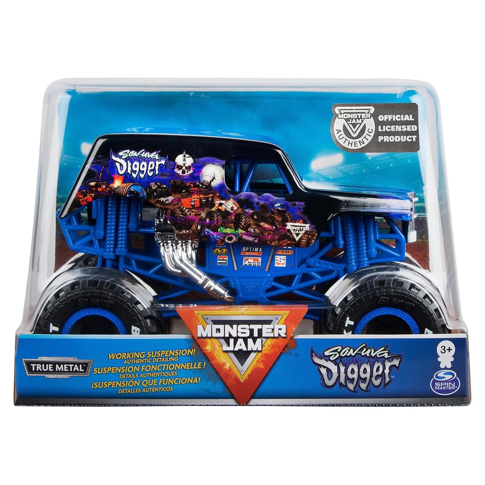 Camión Monstruo Spin Master Monster Jam Son-uva Digger 1:24