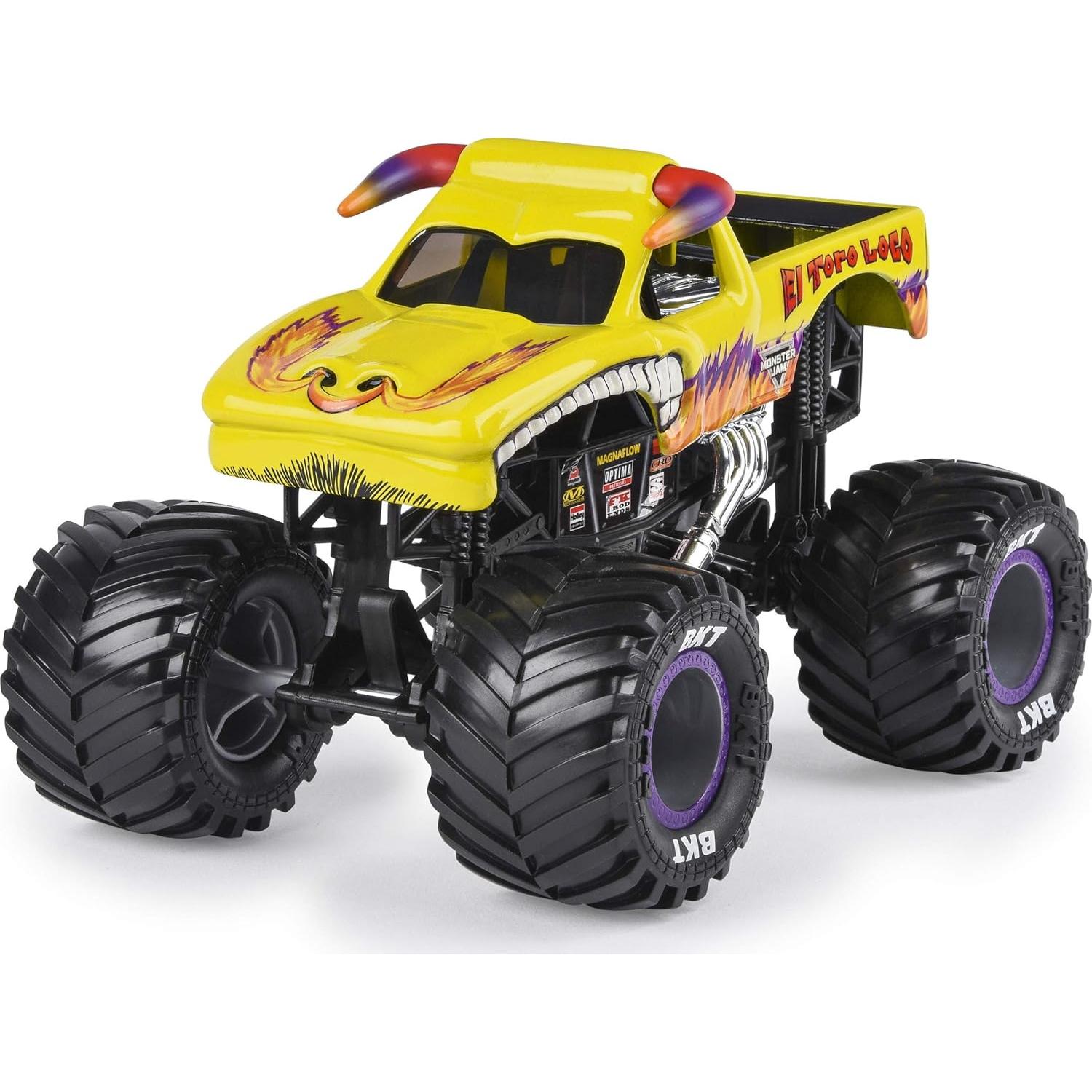 Camión Monstruo El Toro Loco Monster Jam 1:24 Die-Cast
