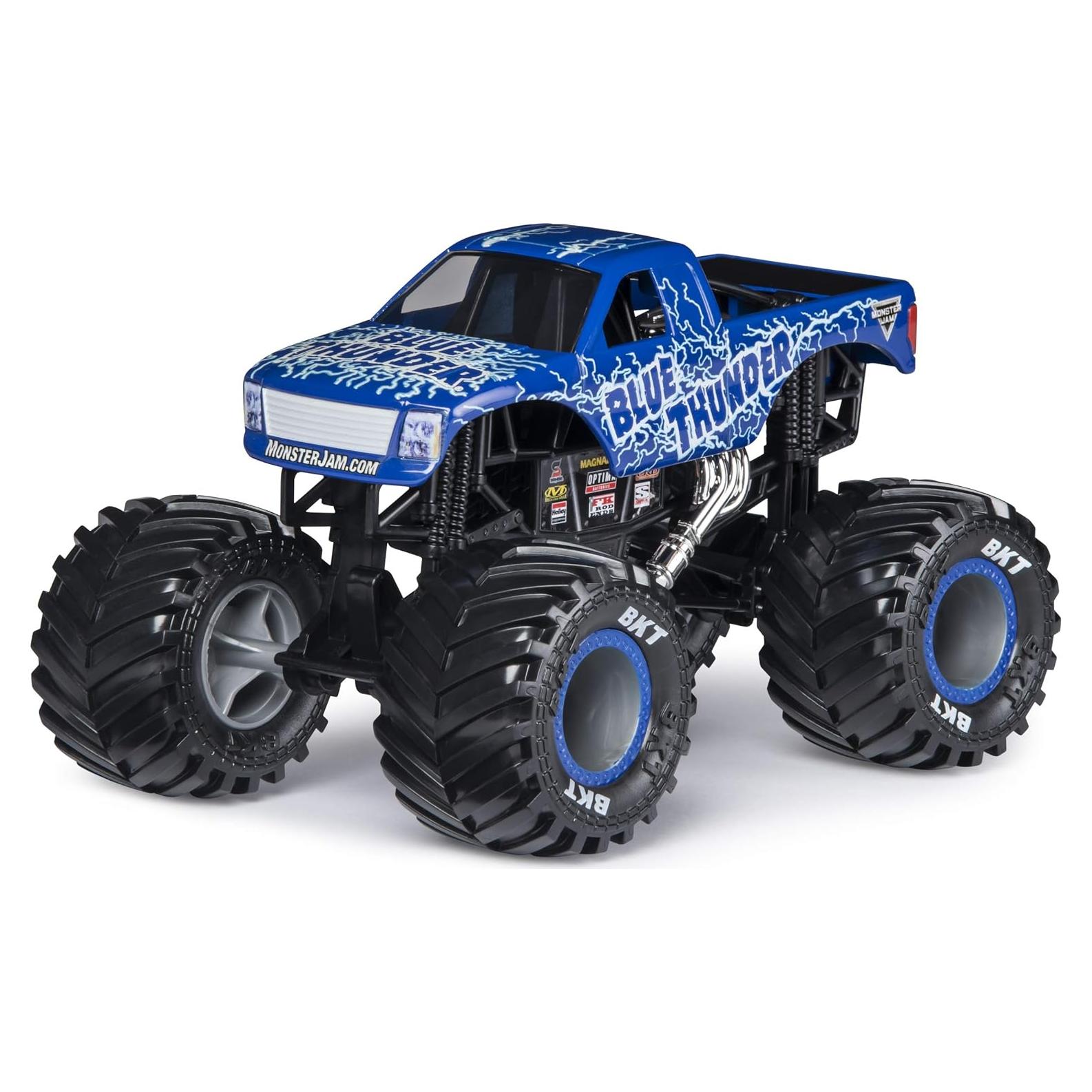 Camión Monstruo Monster Jam Blue Thunder 1:24 Die-Cast