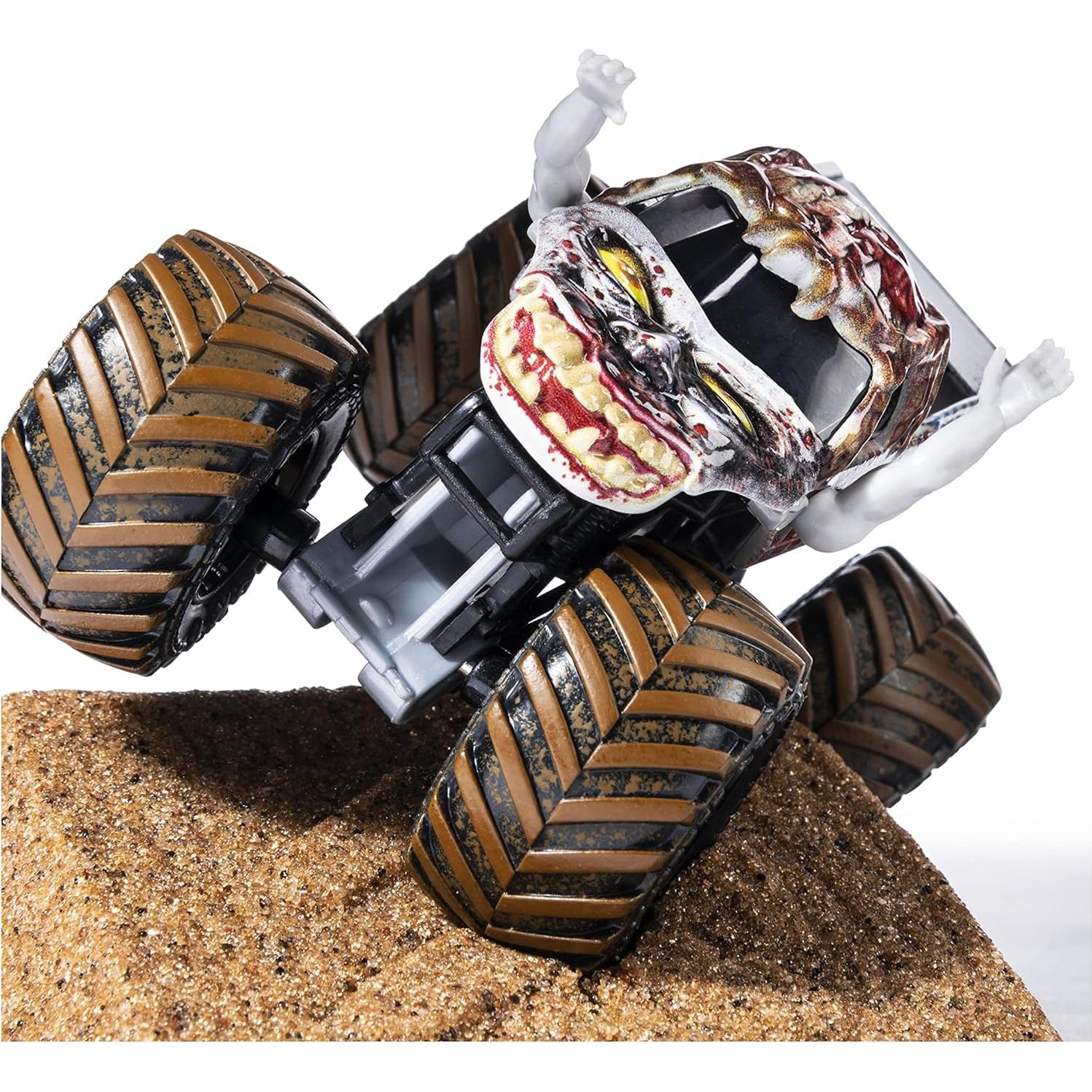 Conjunto Inicial Monster Jam Spin Master Zombie + Monster Dirt 226g