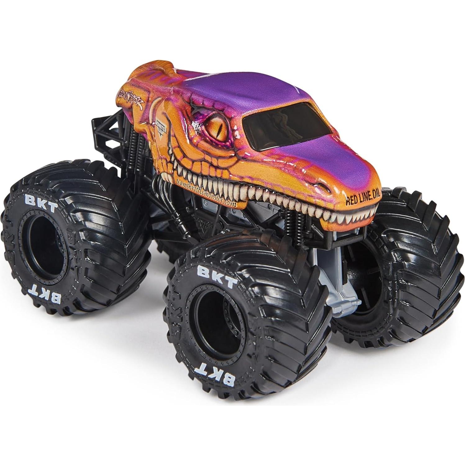 Camión Diecast Monster Jam 2023 Spin Master Velociraptor 10.2cm