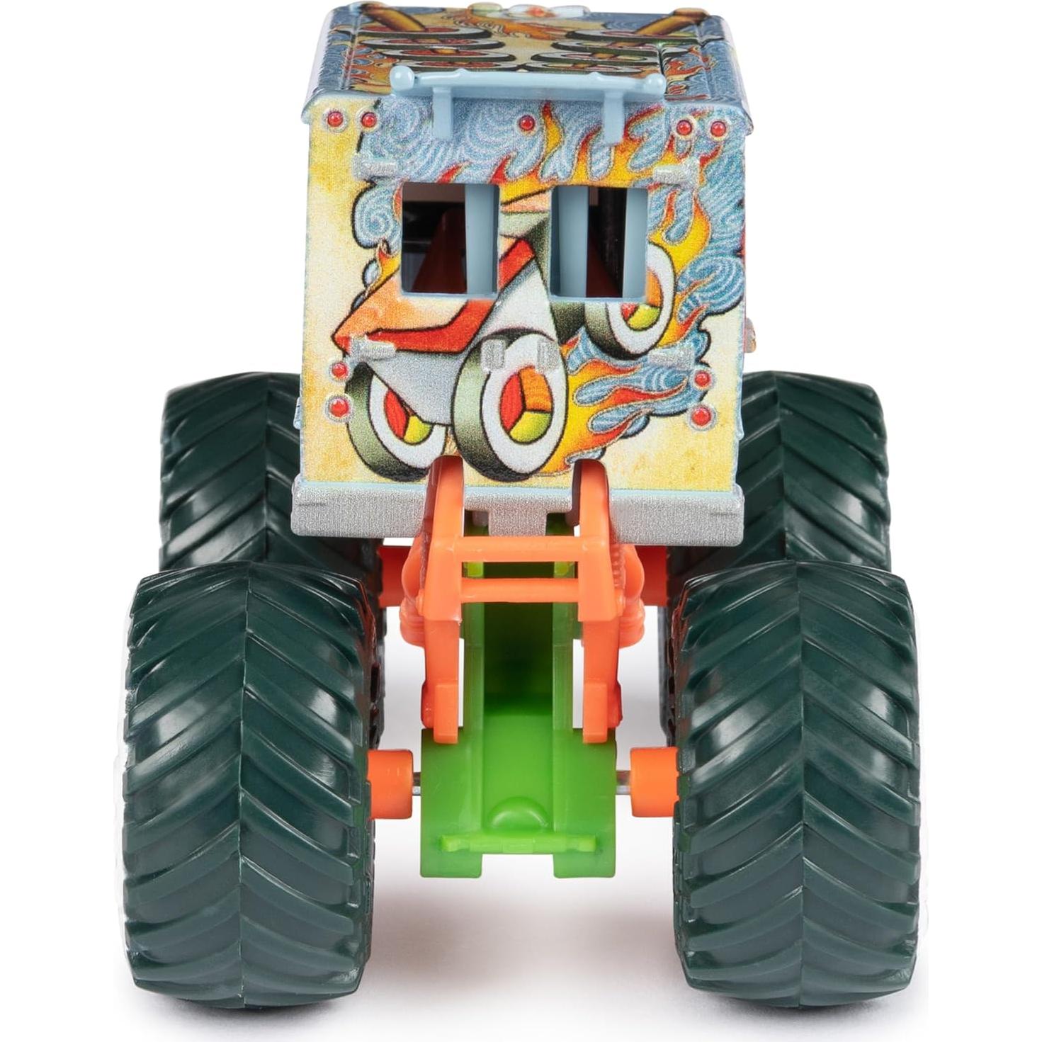 Camión Monstruo Metal Fundido Monster Jam Wasabi Warrior 1:64
