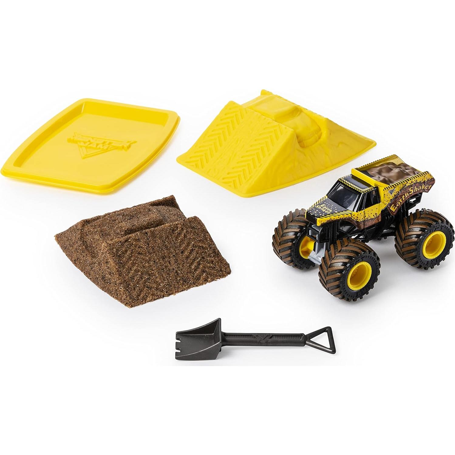 Conjunto Inicial Tierra Monster Jam Spin Master 1:64 + 227g