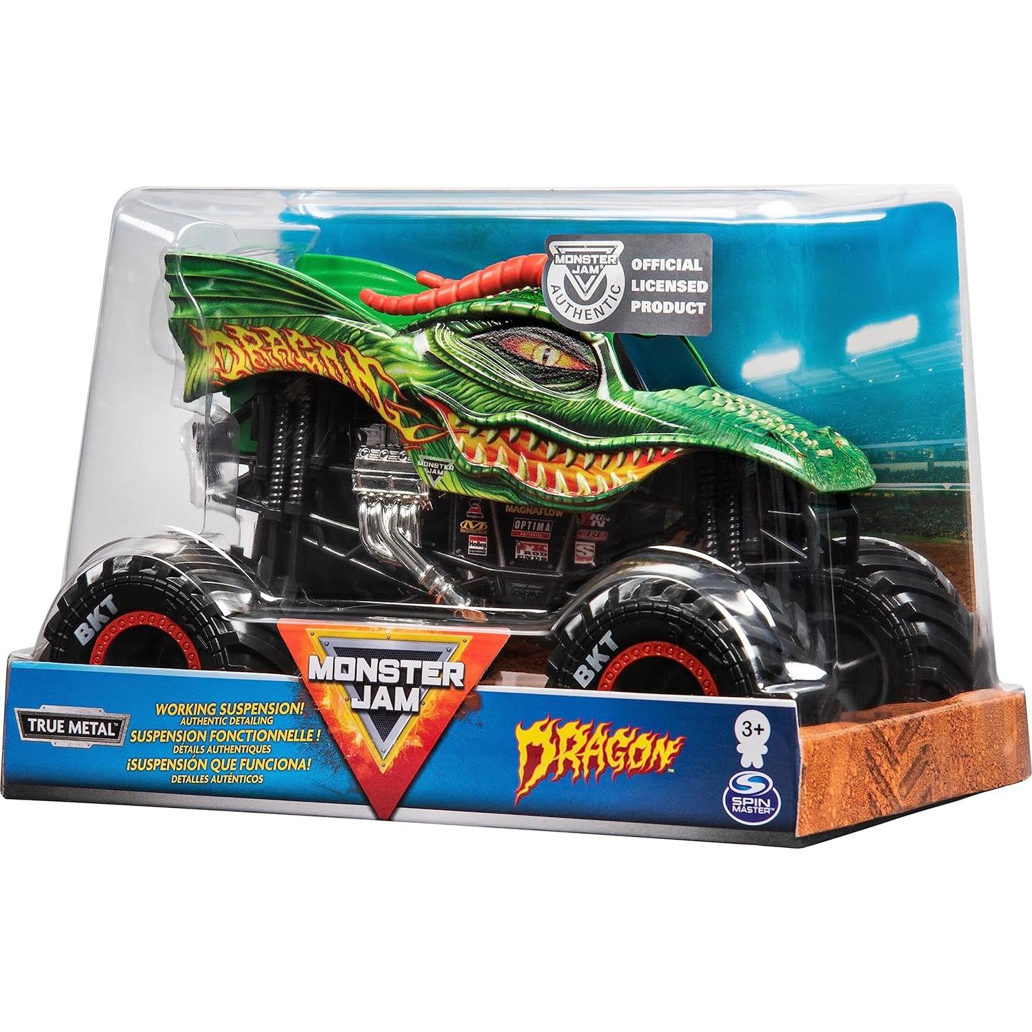 Camión Monstruo Dragón Spin Master Escala 1:24