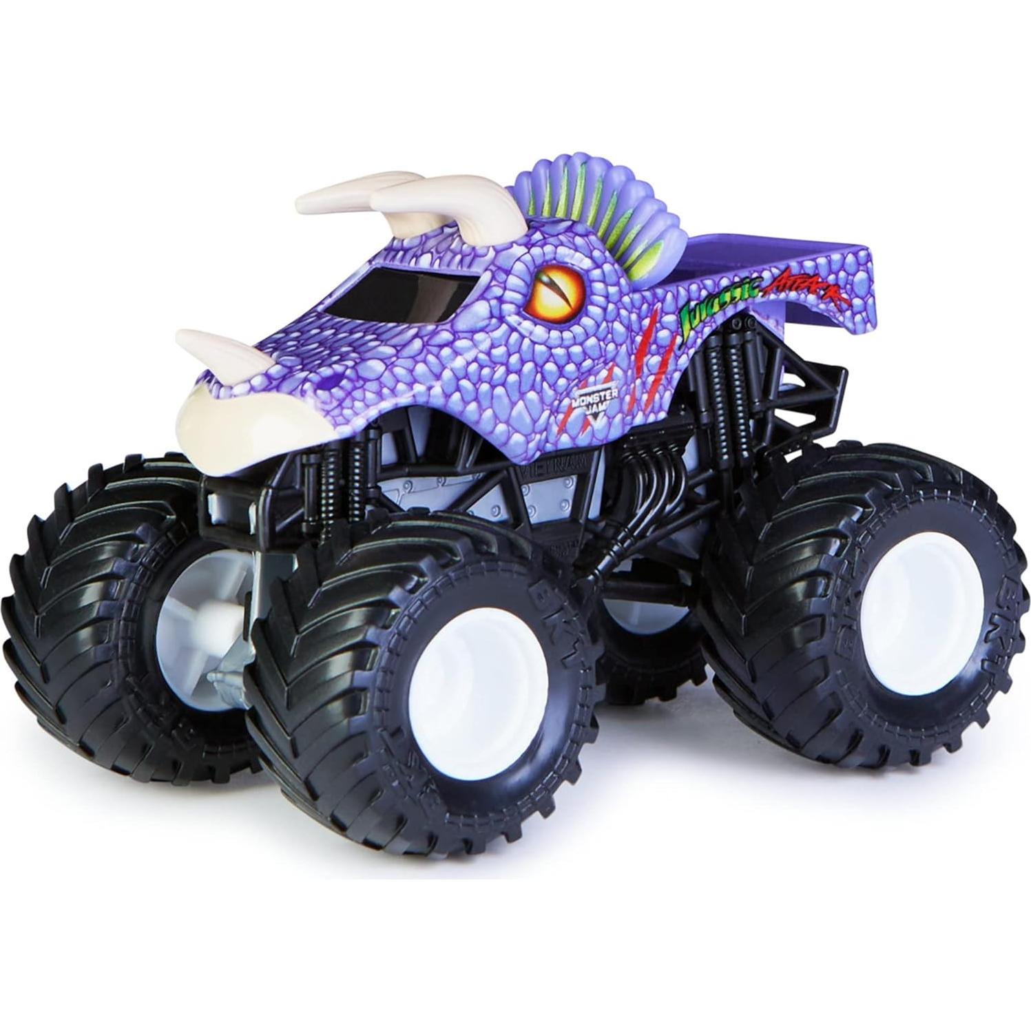 Camión Monstruo Diecast 1:64 Monster Jam Spin Master Jurassic Attack