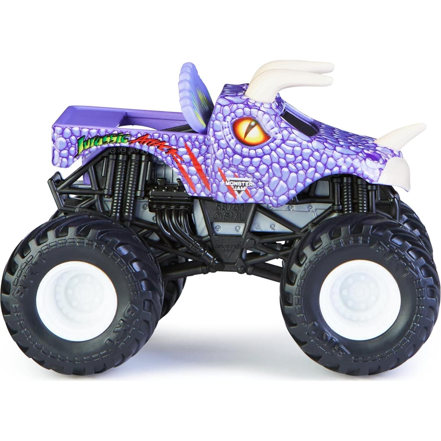 Camión Monstruo Diecast 1:64 Monster Jam Spin Master Jurassic Attack