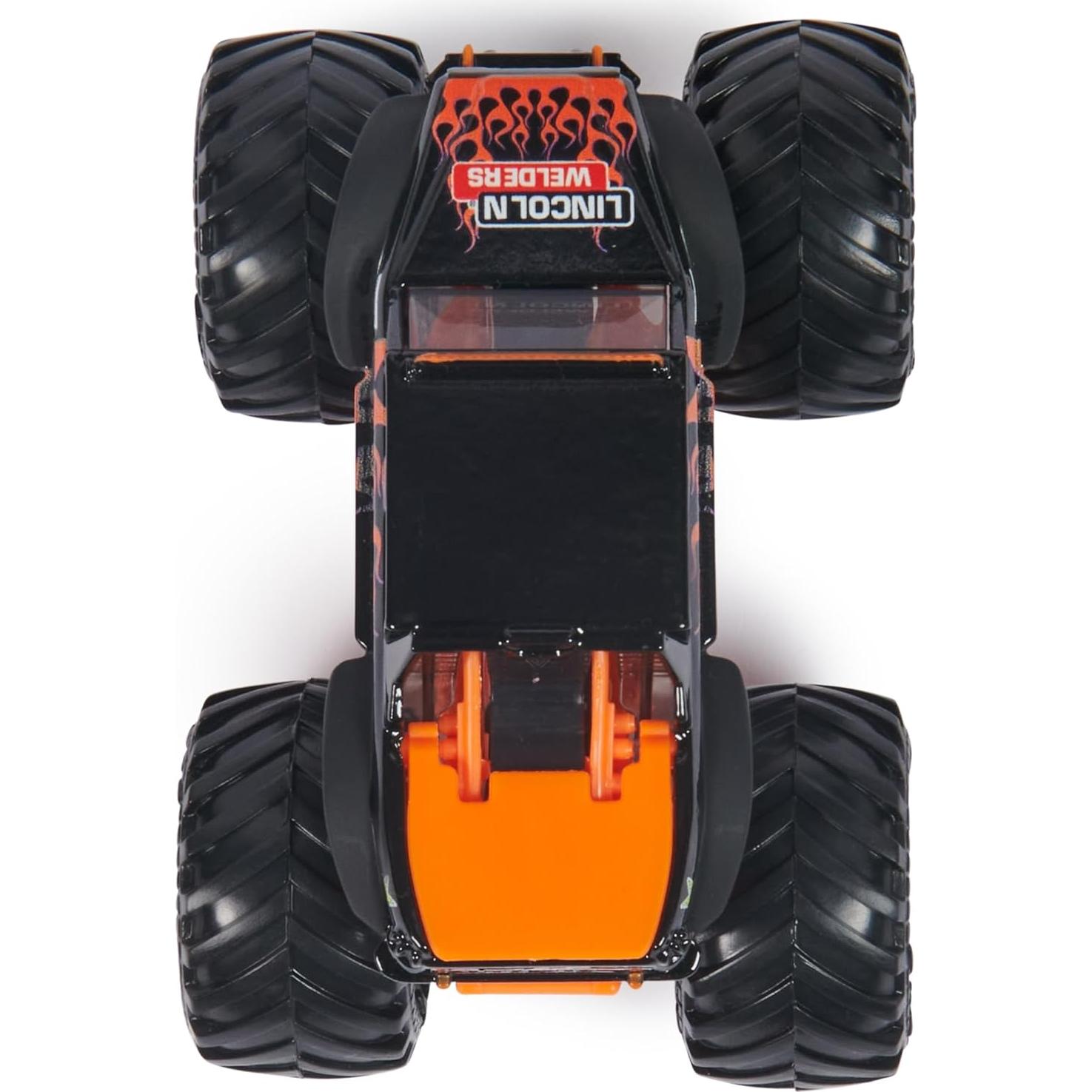 Camión Monster Jam Mal Habito 1:64 Spin Master Naranja