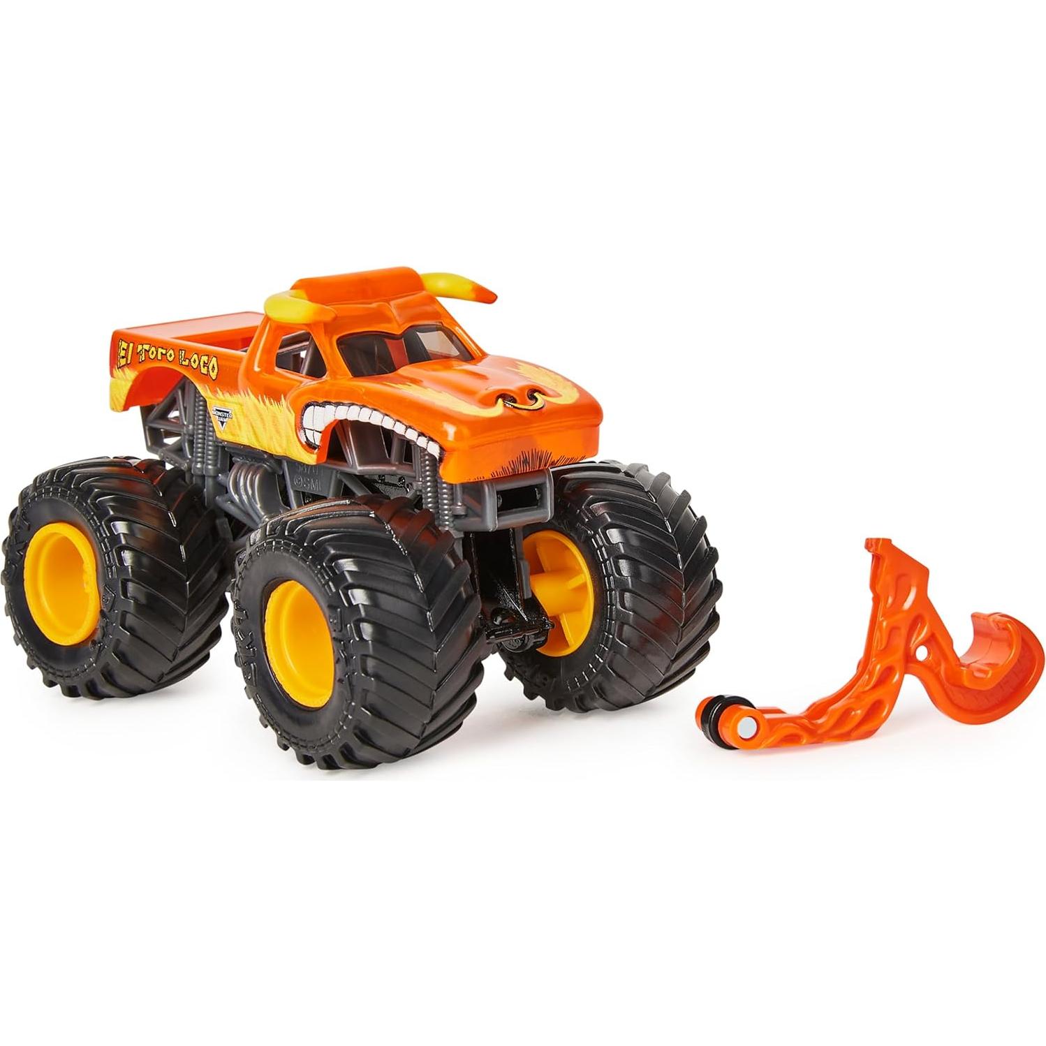 Camión Monstruo El Toro Loco Spin Master 1:64 con Wheelie
