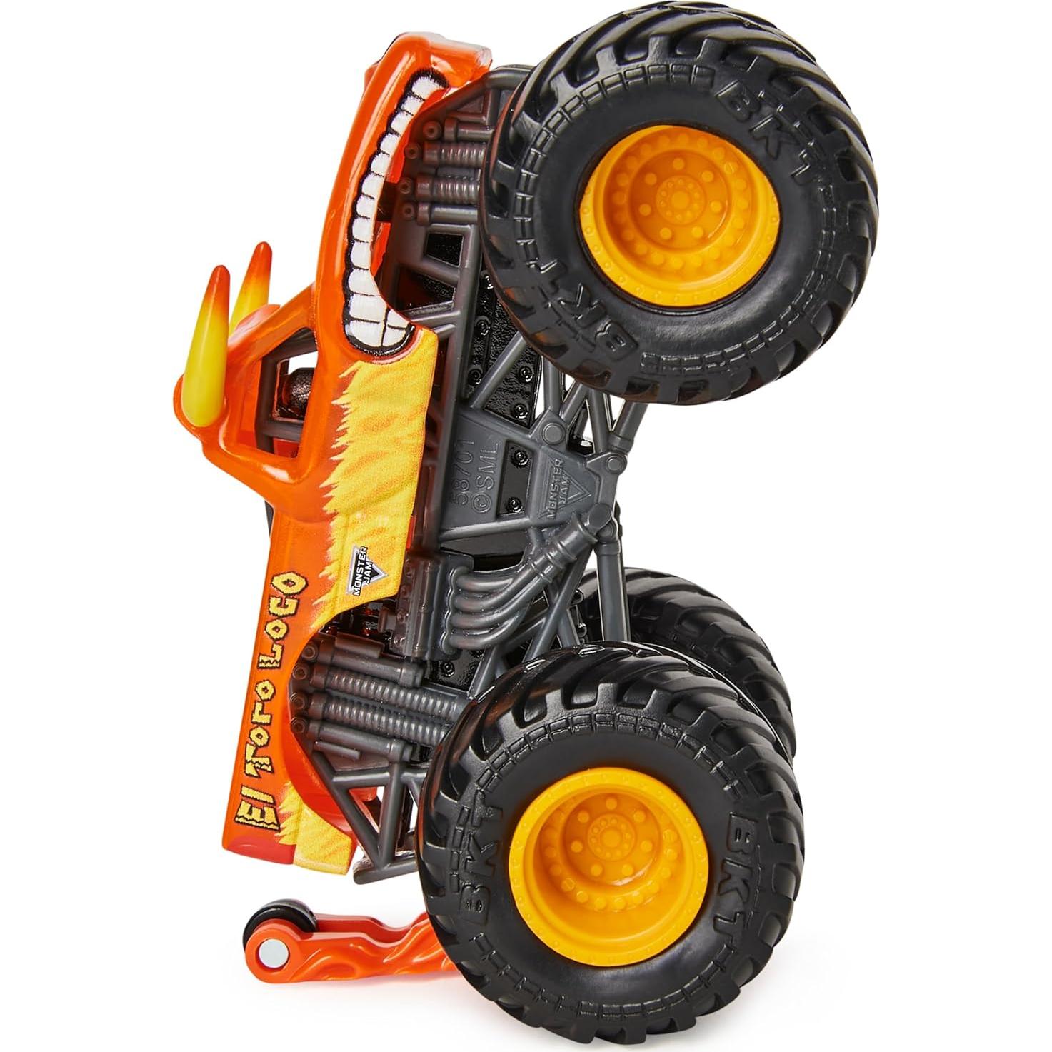 Camión Monstruo El Toro Loco Spin Master 1:64 con Wheelie