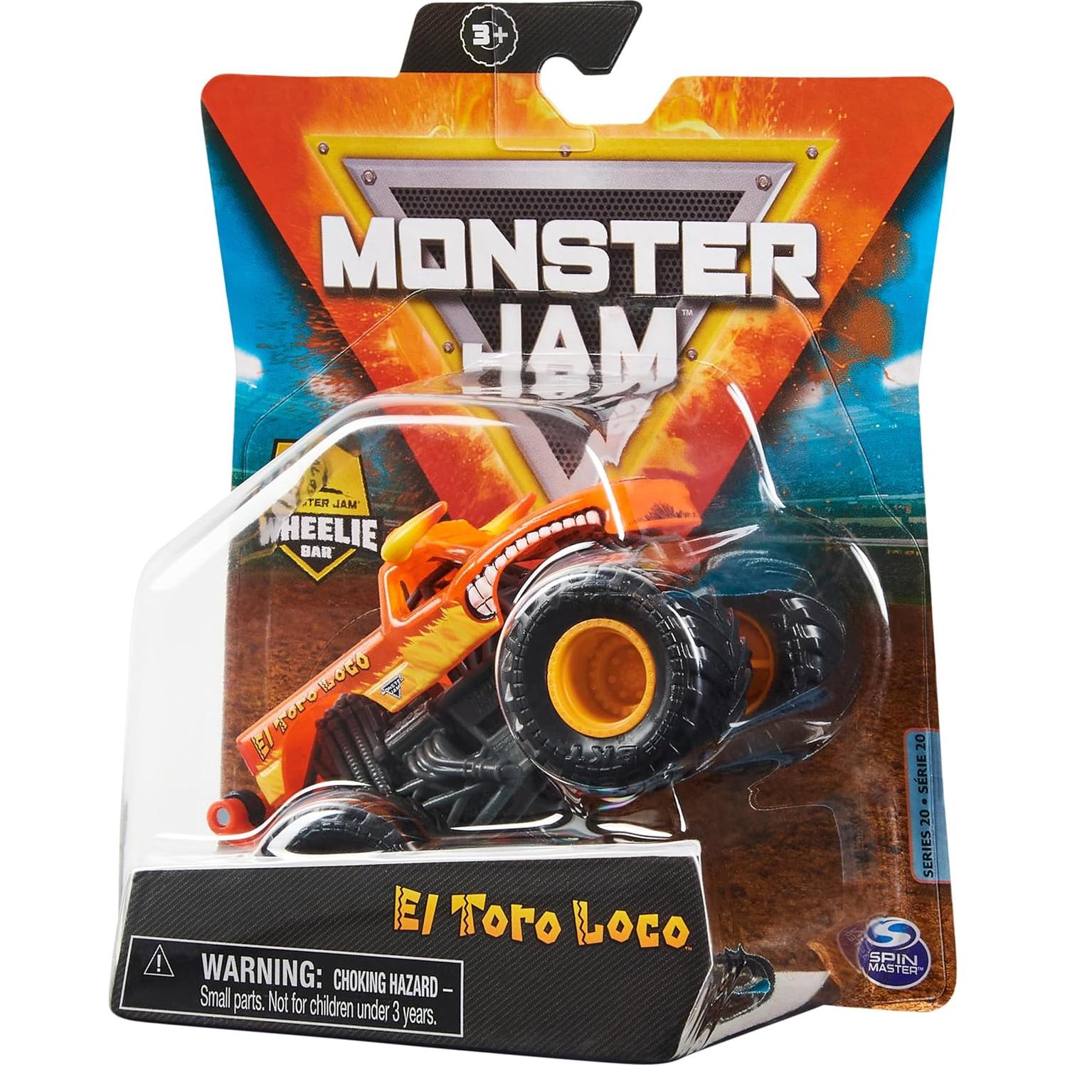 Camión Monstruo El Toro Loco Spin Master 1:64 con Wheelie
