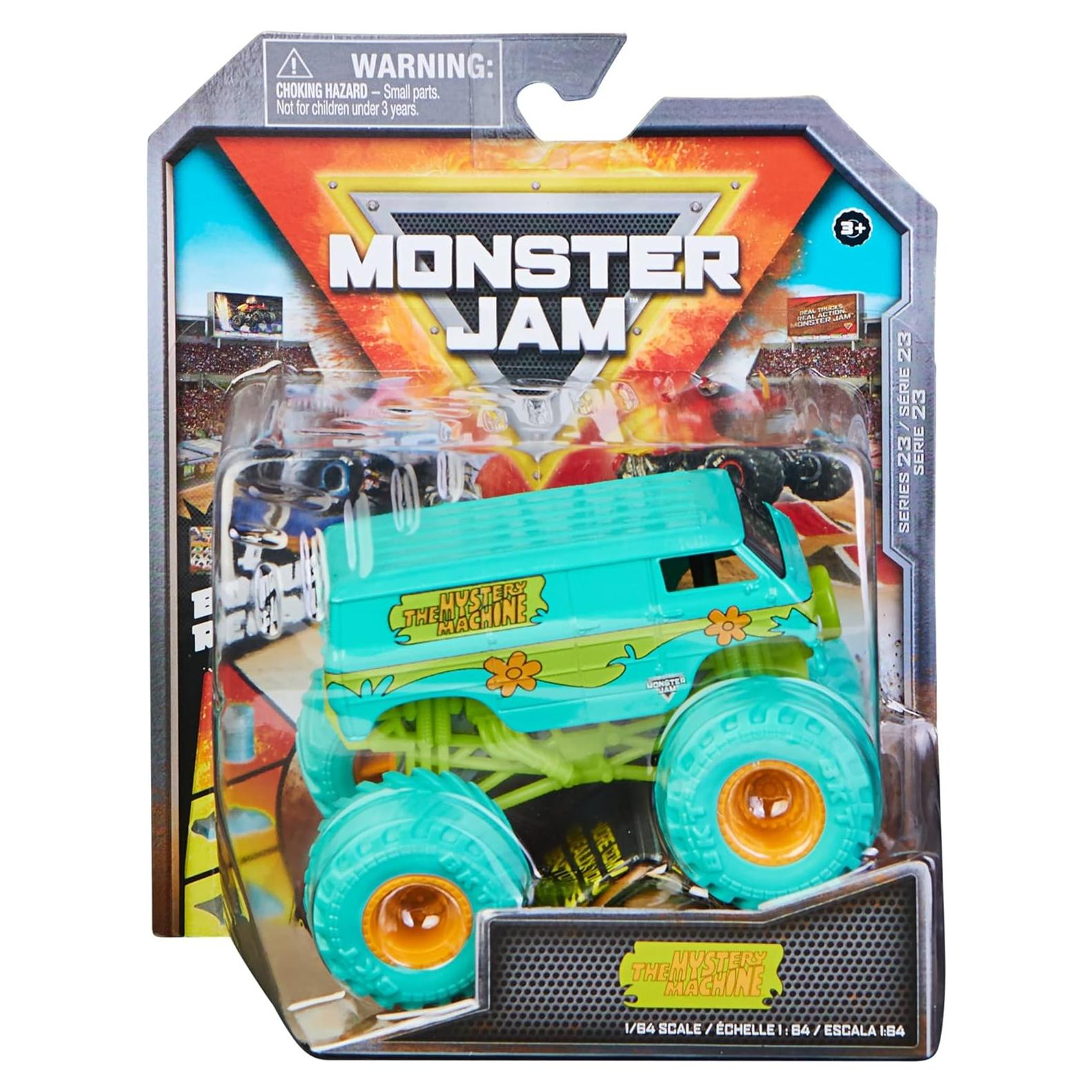 Camión Diecast Monster Jam 2022 Spin Master 1:64 Nitro Neon