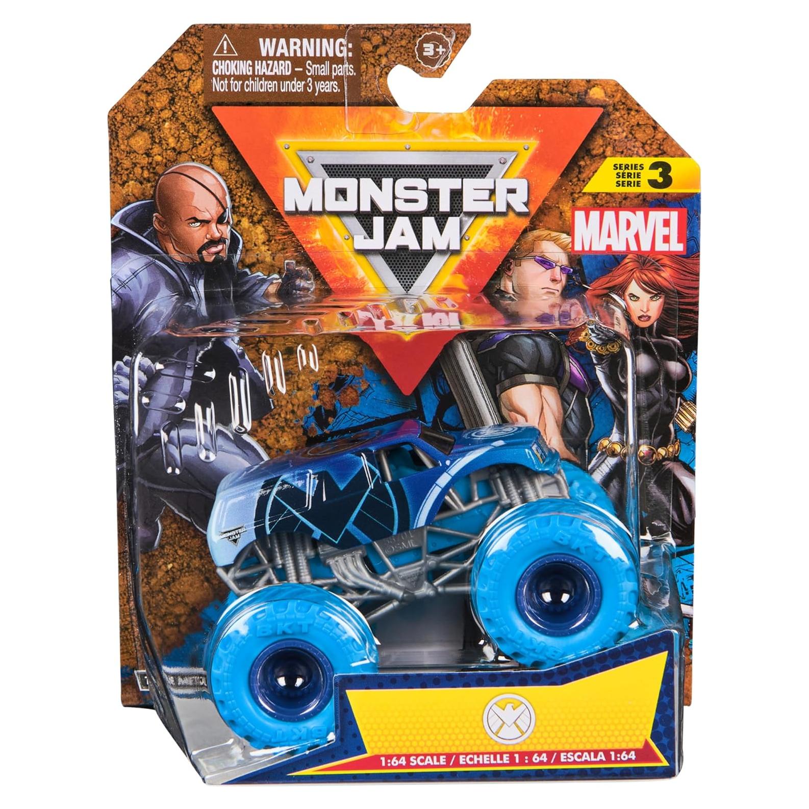 Coche de Juguete Monster Jam Marvel 1:64 Spin Master