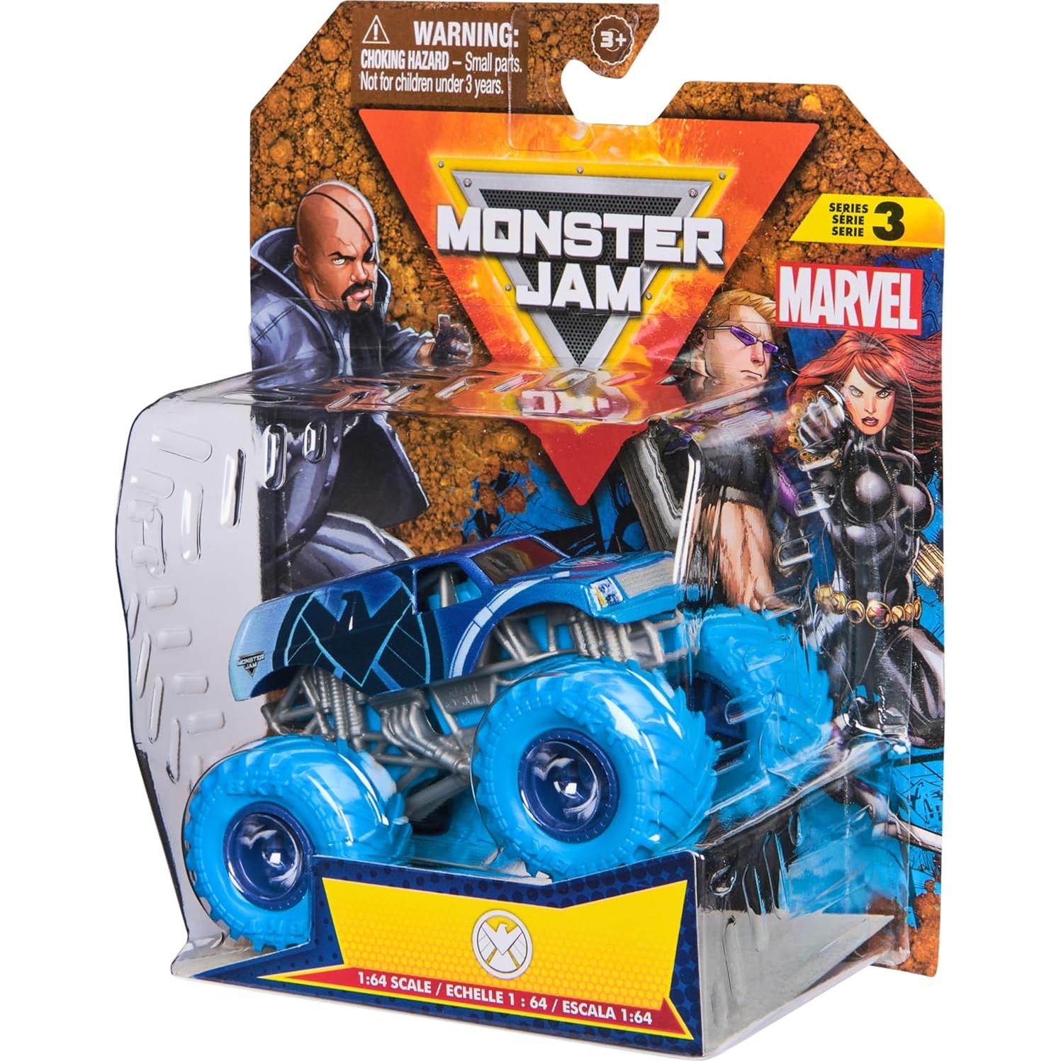 Coche de Juguete Monster Jam Marvel 1:64 Spin Master