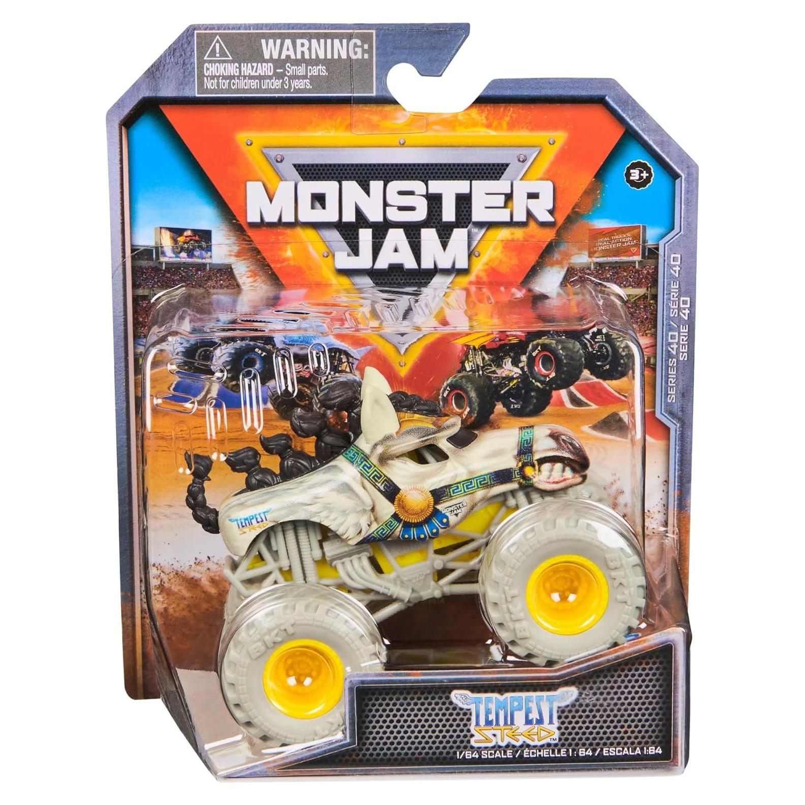 Camión Monstruo Diecast Monster Jam 2025 1:64 Tempest Steed