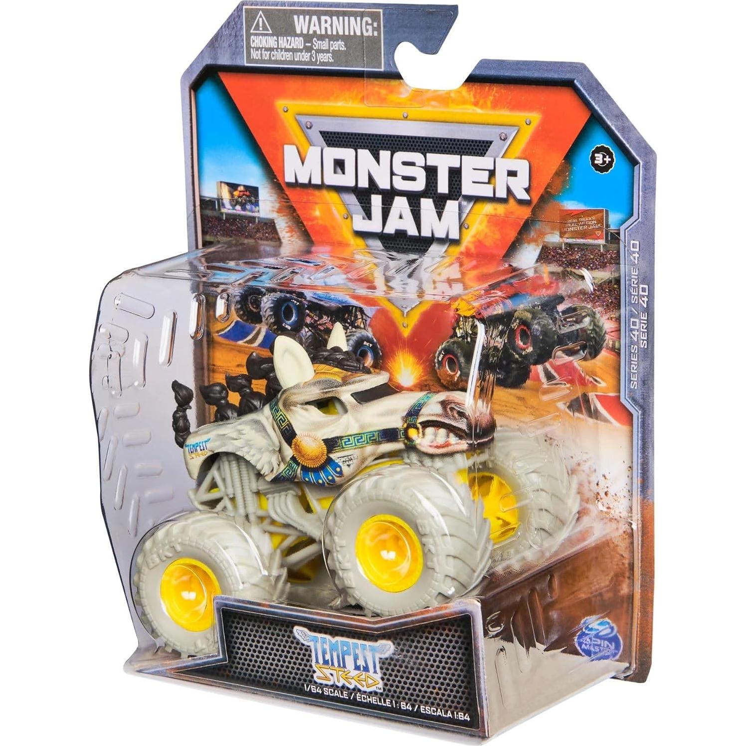 Camión Monstruo Diecast Monster Jam 2025 1:64 Tempest Steed