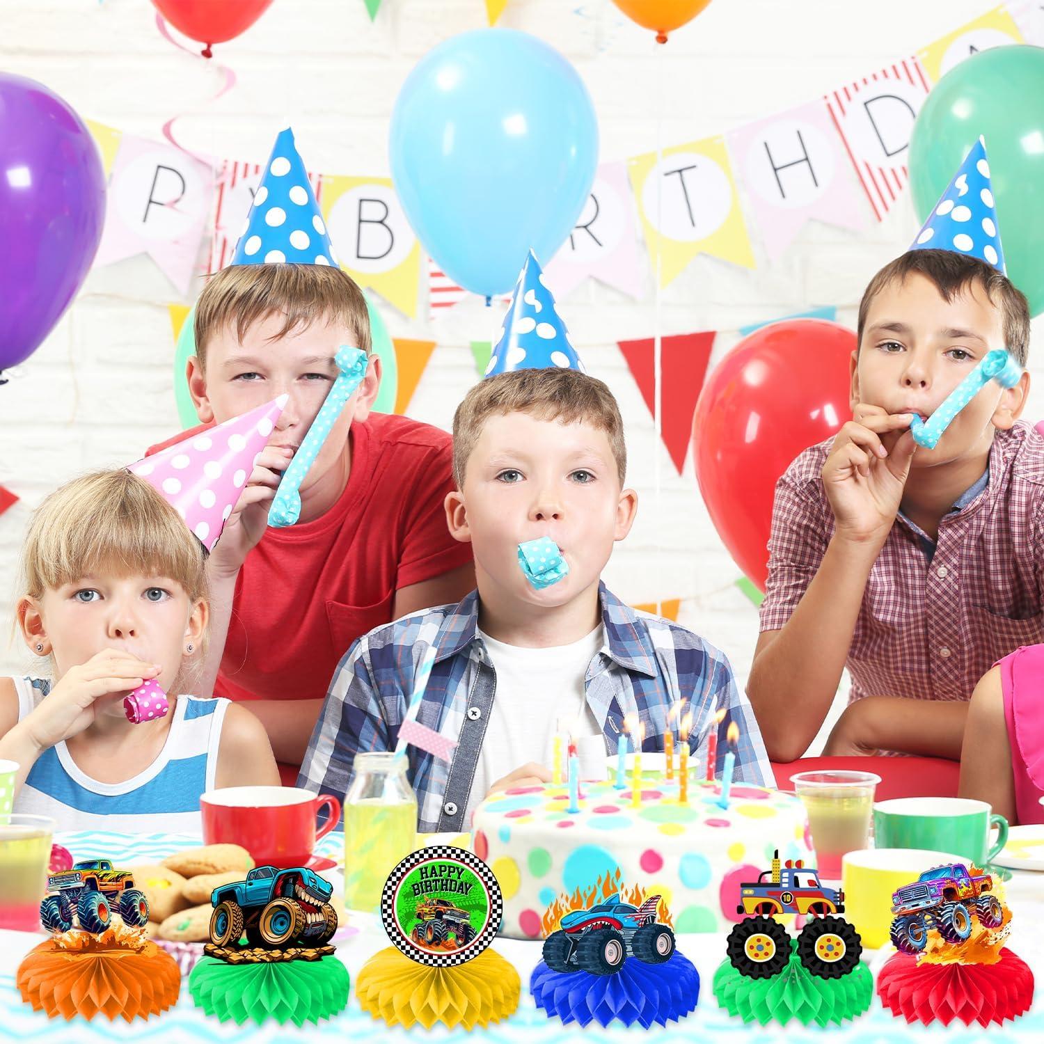 Centros de Mesa de Camión Monstruo 9 Piezas CG Factory