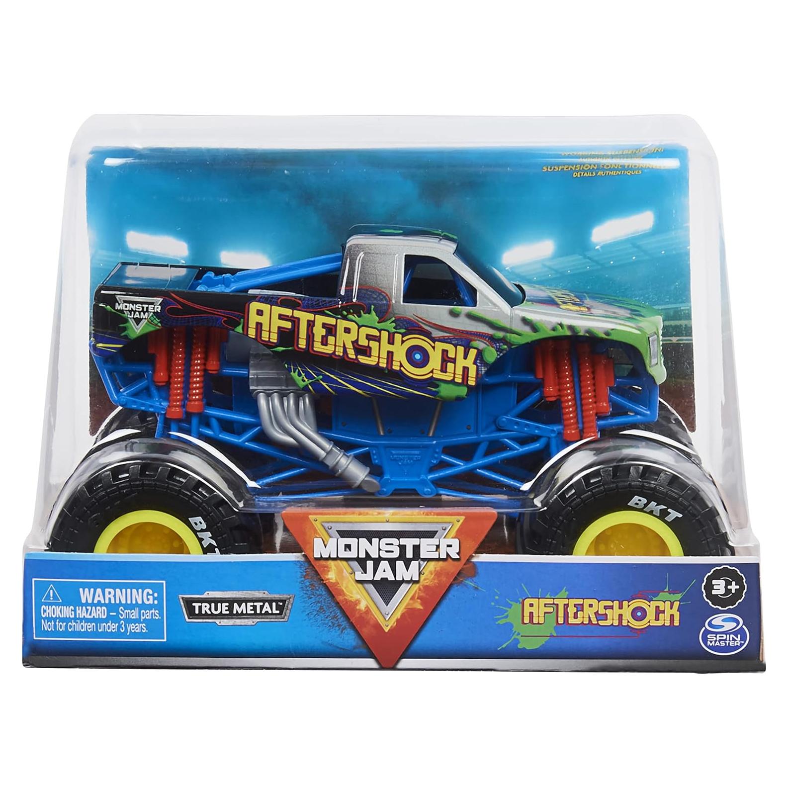 Camión Monster Jam Aftershock 1:24 Metal Fundido - Spin Master
