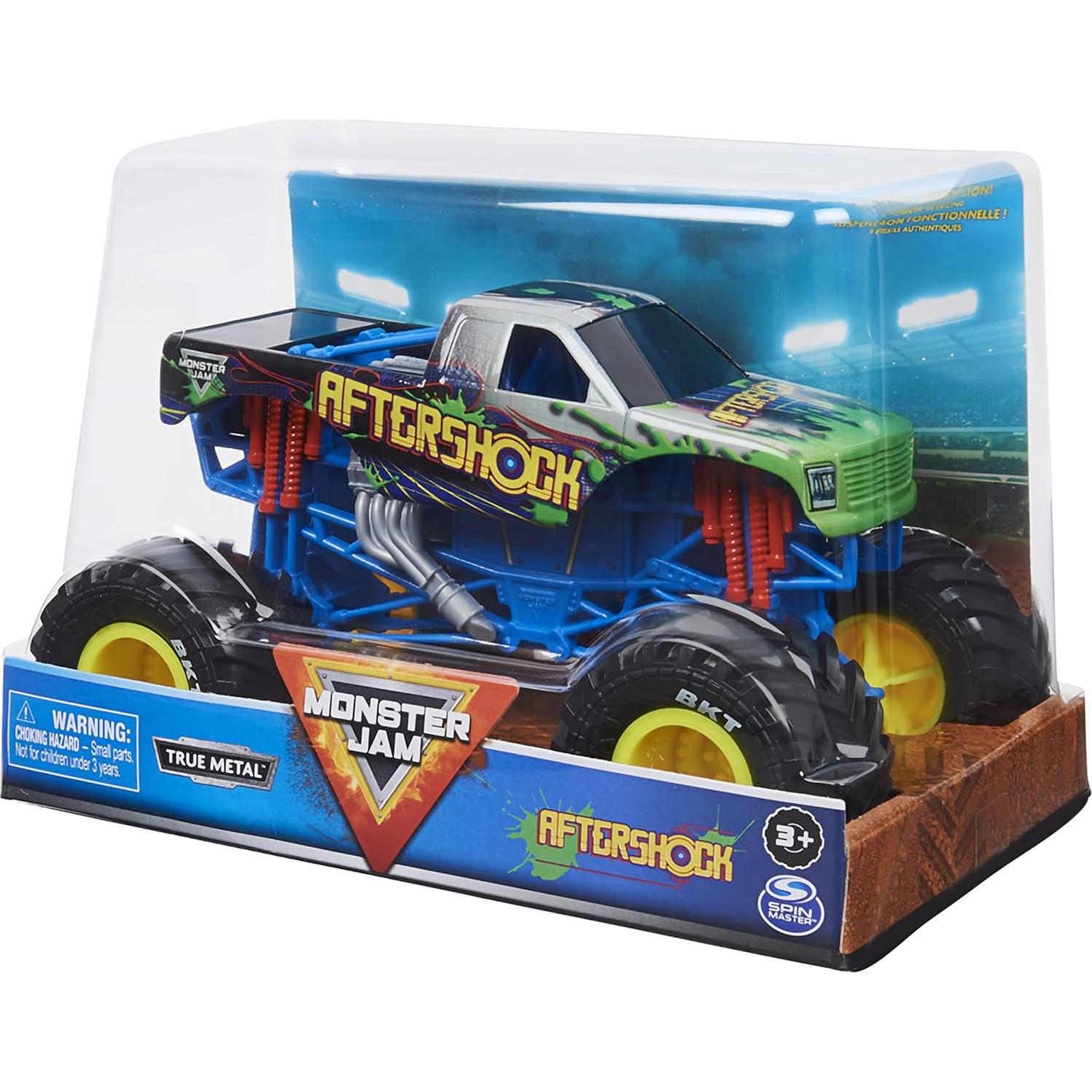 Camión Monster Jam Aftershock 1:24 Metal Fundido - Spin Master
