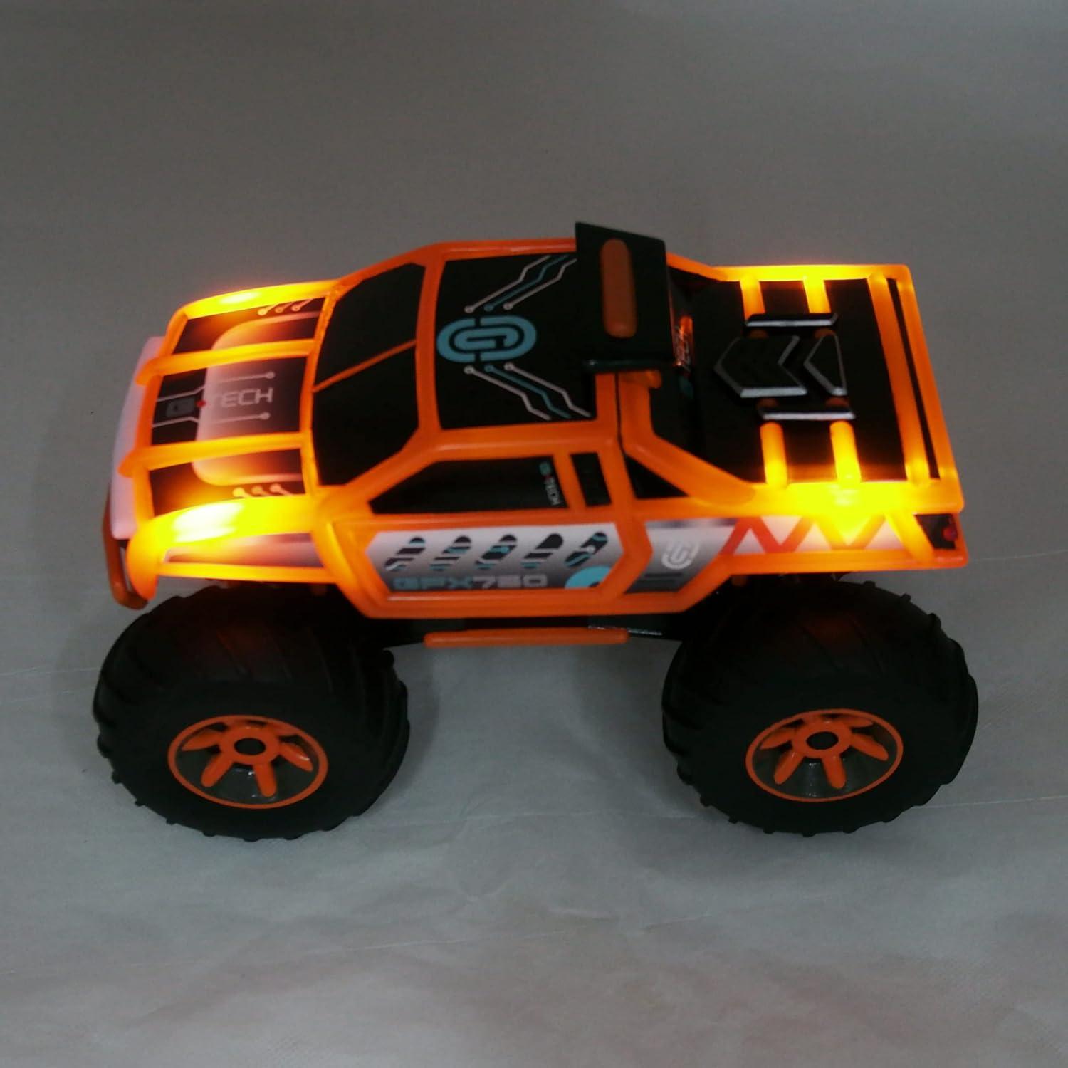 Camión Monster Naranja Motorizado con Luces y Sonidos 23cm
