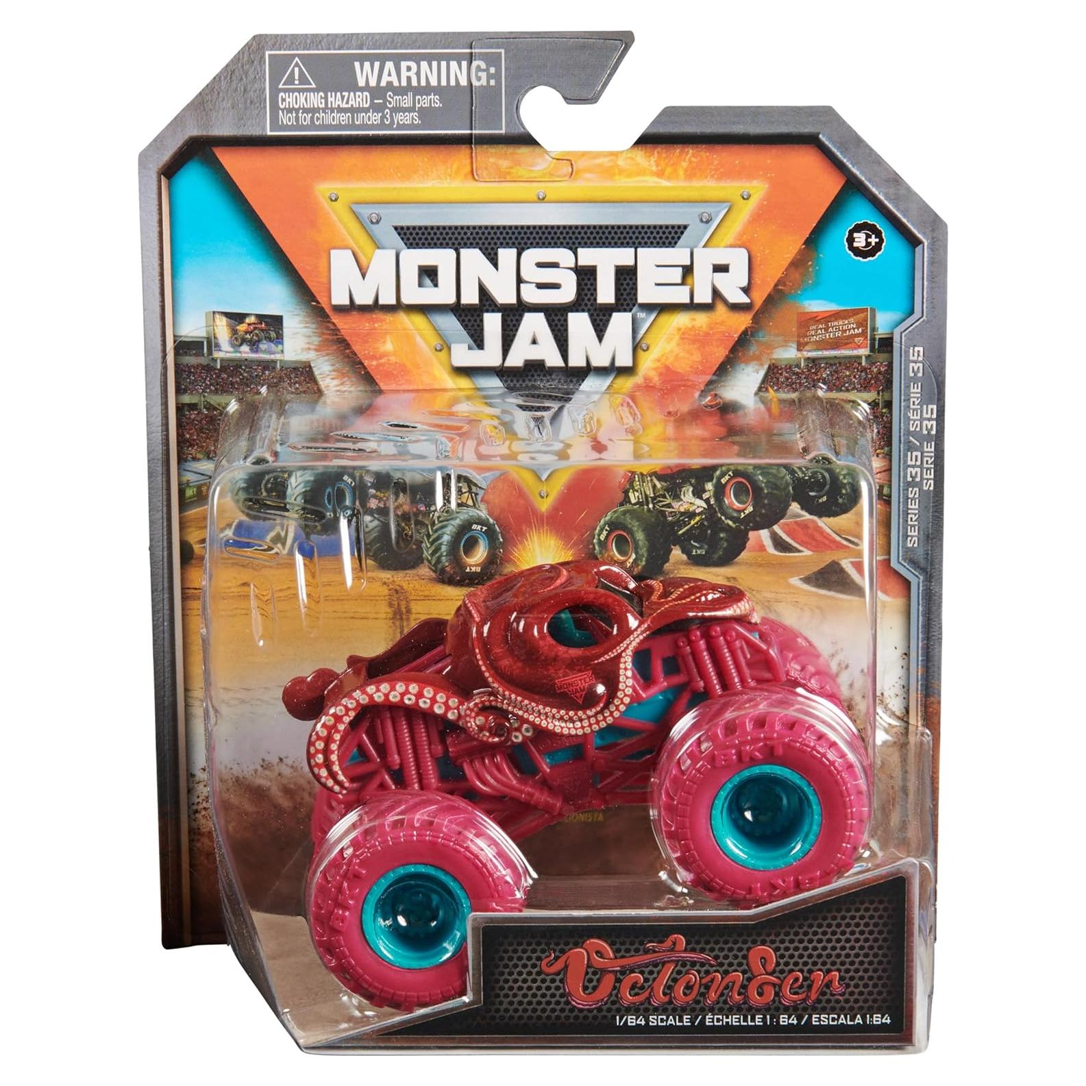 Camión Monstruo Metal Fundido Monster Jam Octon8er 1:64