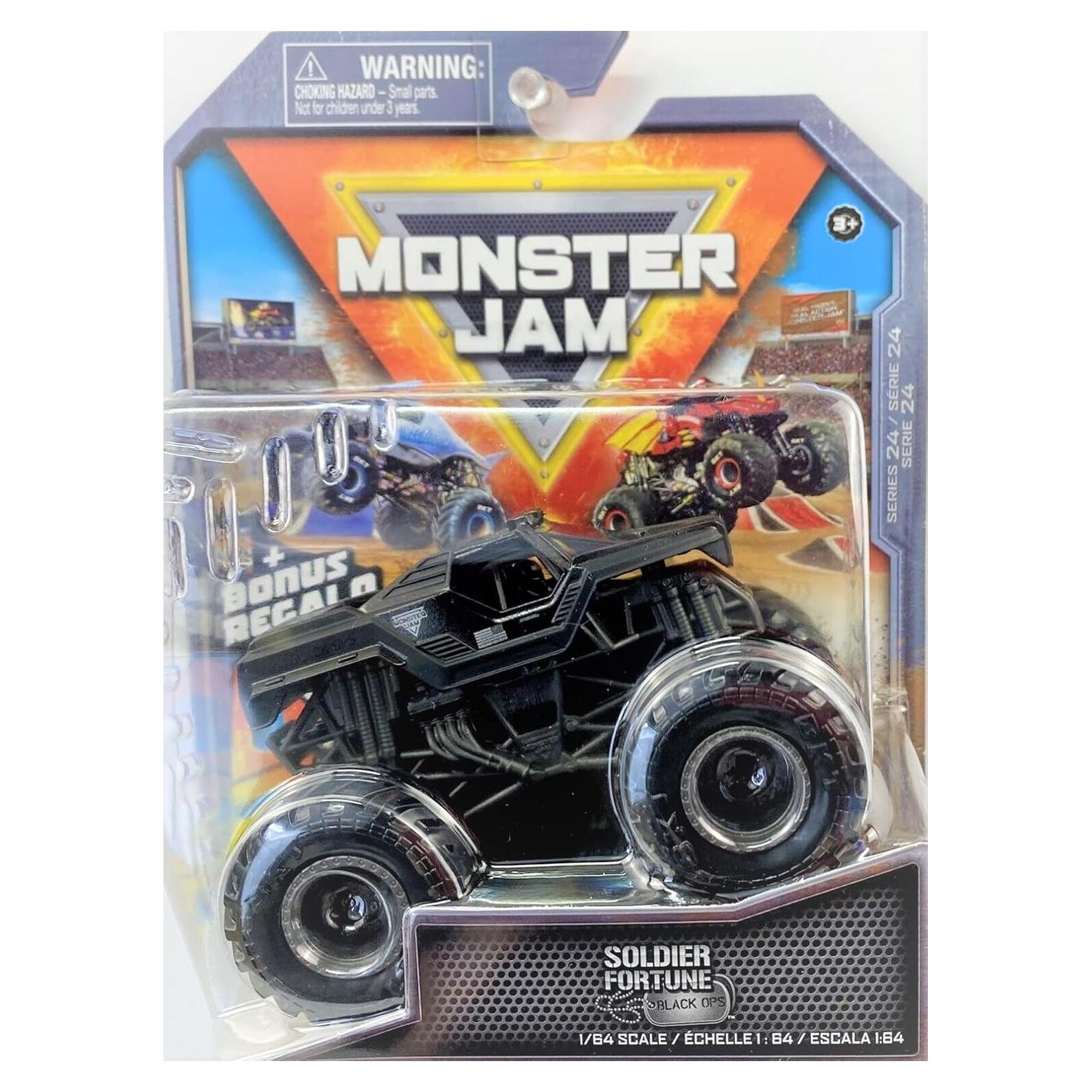 Camión a Escala 1:64 Monster Jam Soldado de la Fortuna