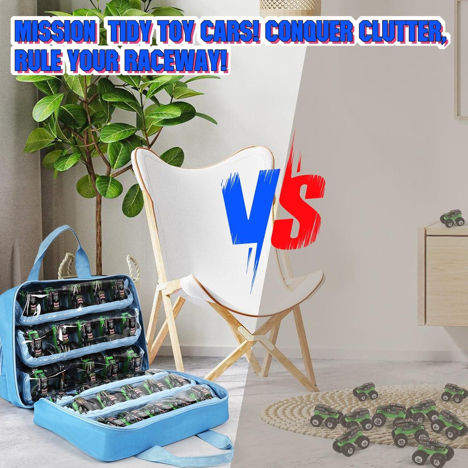 Bolsa de Transporte Craflakow para Camiones de Juguete 36 Vehículos