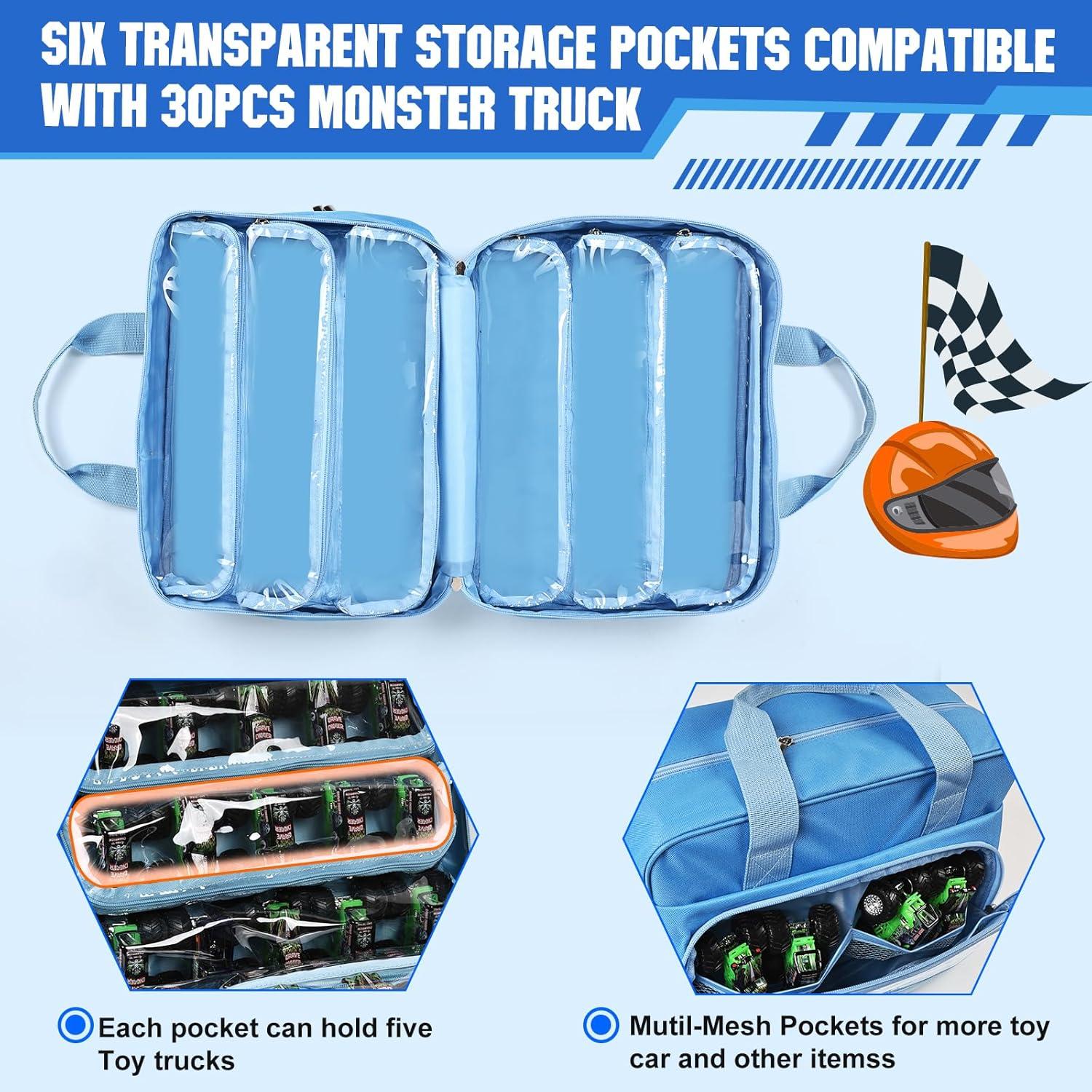 Bolsa de Transporte Craflakow para Camiones de Juguete 36 Vehículos