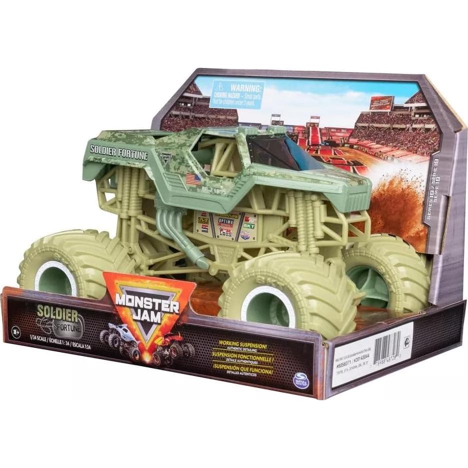 Camión Monstruo Soldier Fortune Monster Jam 1:24 Metal