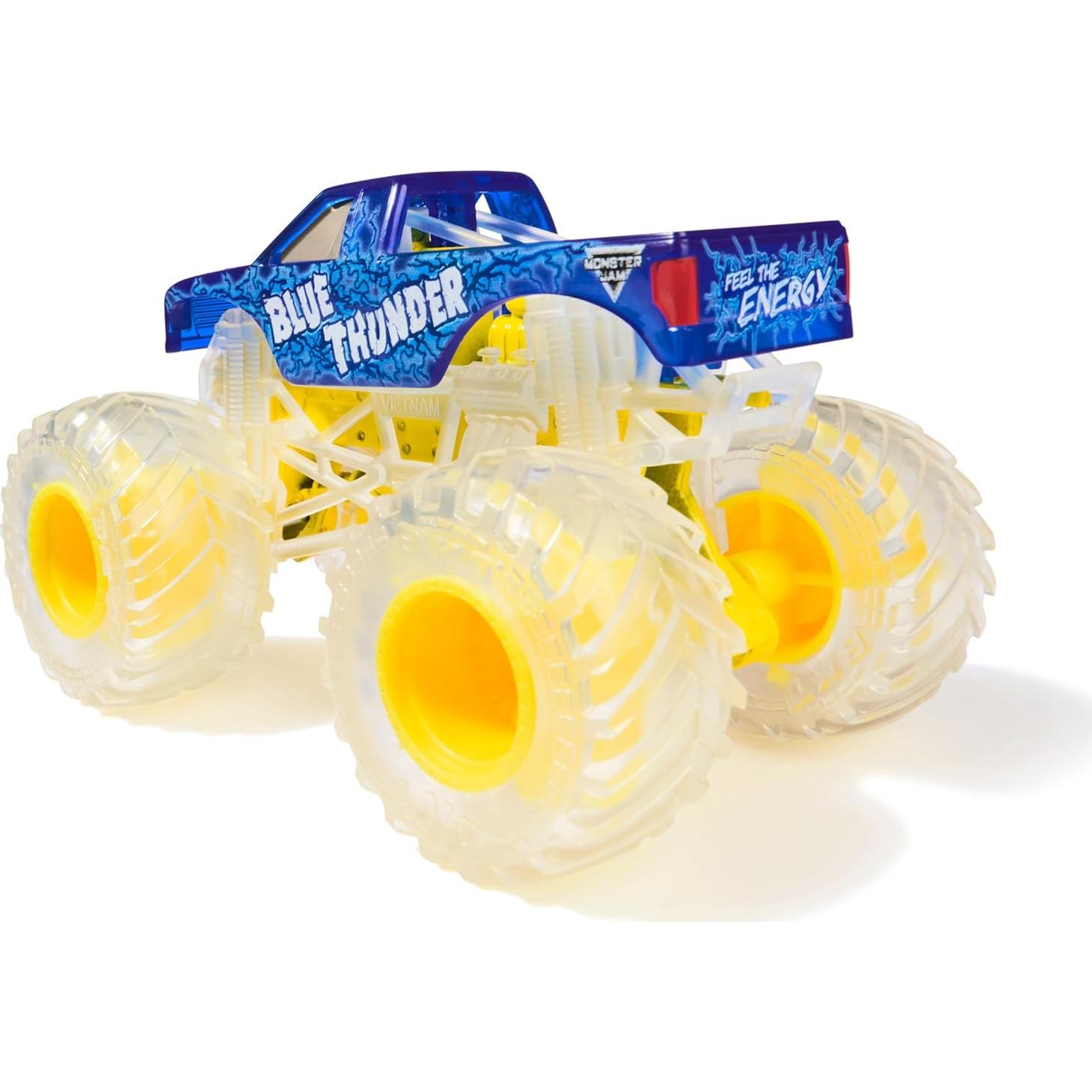 Camión Monstruo Monster Jam Blue Thunder 1:64 Metal Fundido