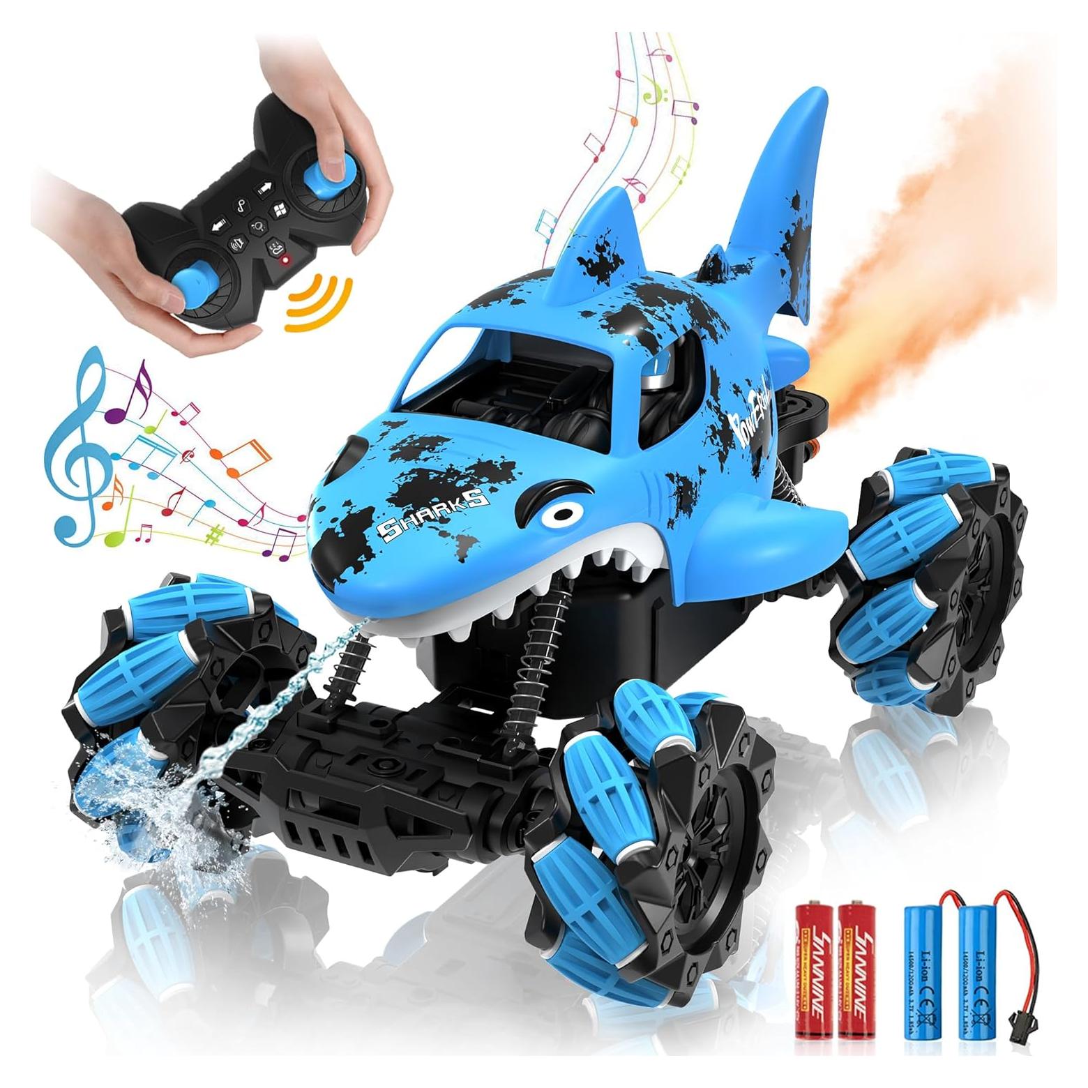 Coche RC Tiburón Eulogia 360° Acrobacias para Niños 5-12 Años