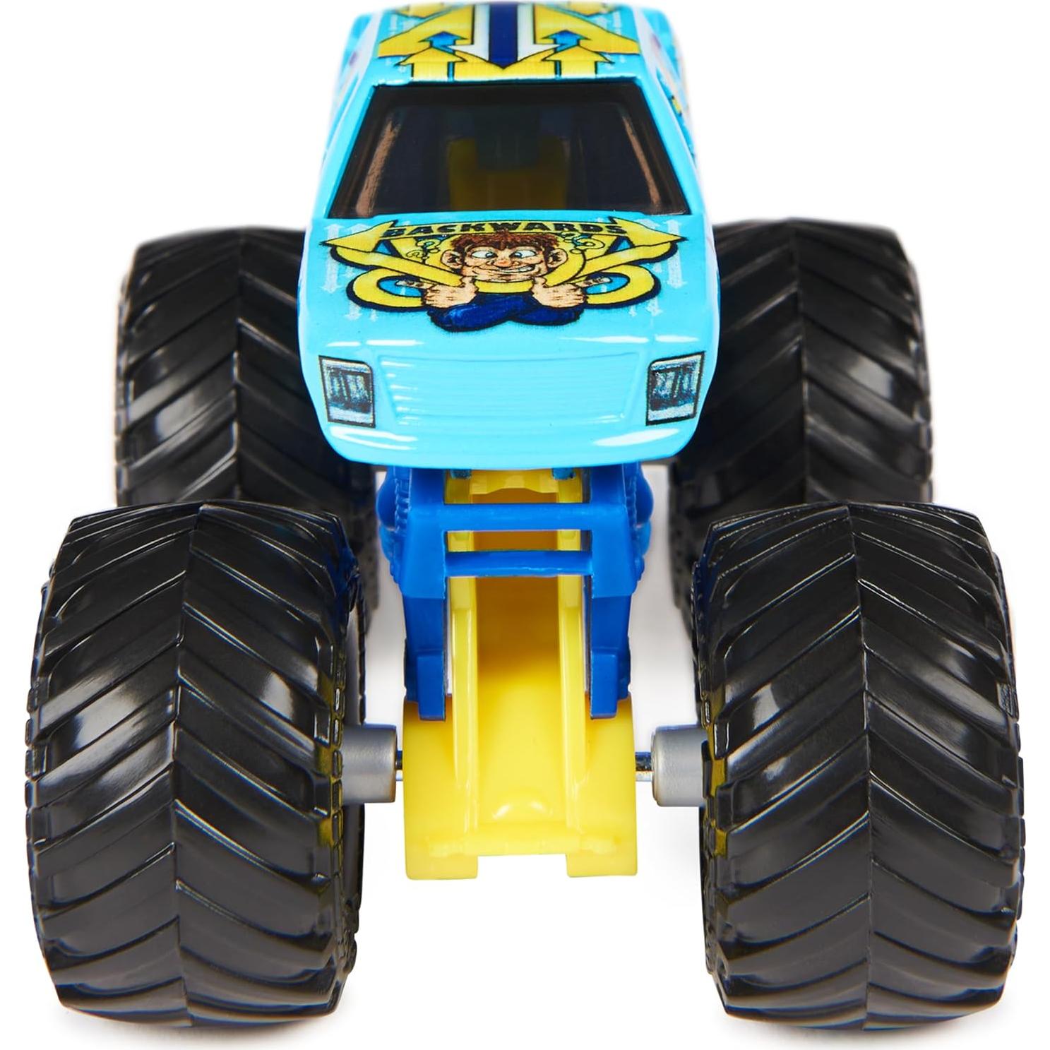Camión Monstruo Die-Cast Monster Jam Backwards Bob 1:64