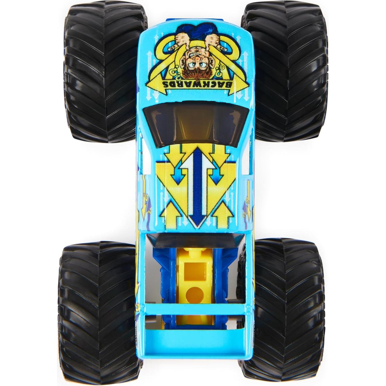 Camión Monstruo Die-Cast Monster Jam Backwards Bob 1:64