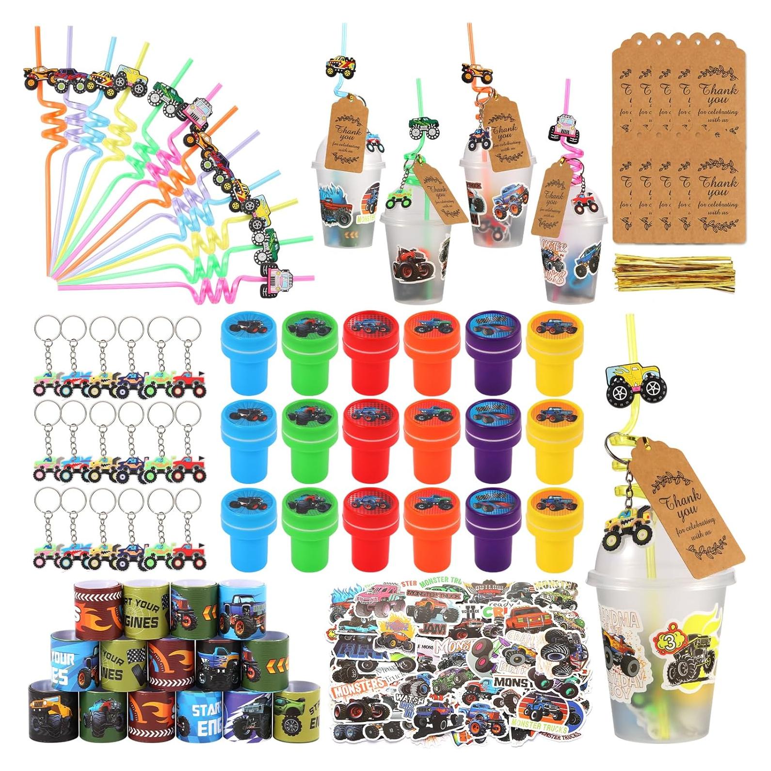 Conjunto de Fiesta Camiones Monstruo Kolewo4ever 244 Piezas