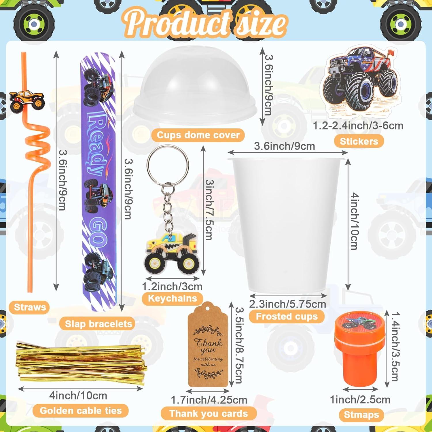 Conjunto de Fiesta Camiones Monstruo Kolewo4ever 244 Piezas