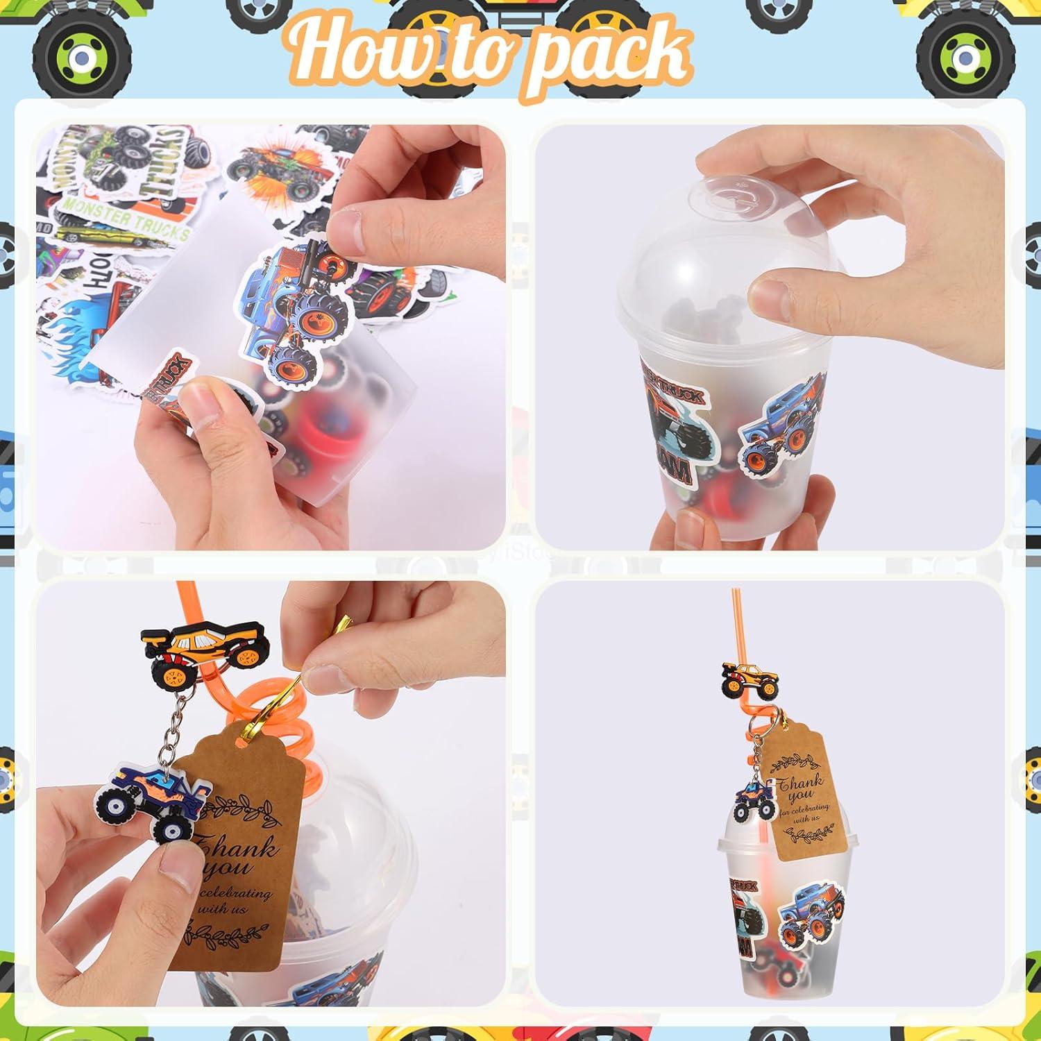 Conjunto de Fiesta Camiones Monstruo Kolewo4ever 244 Piezas