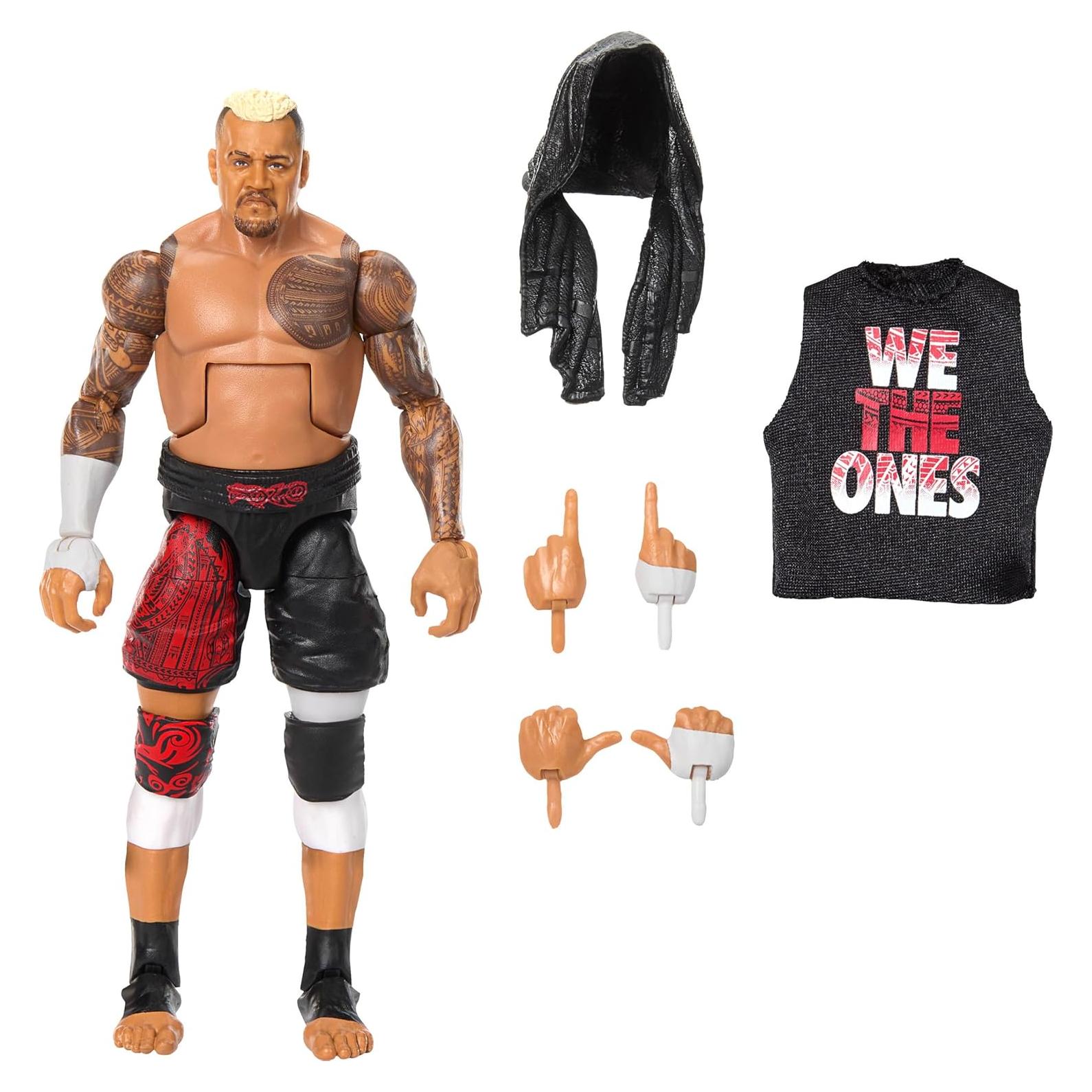 Figura de Acción WWE Elite Top Picks Mattel Solo Sikoa 15 cm