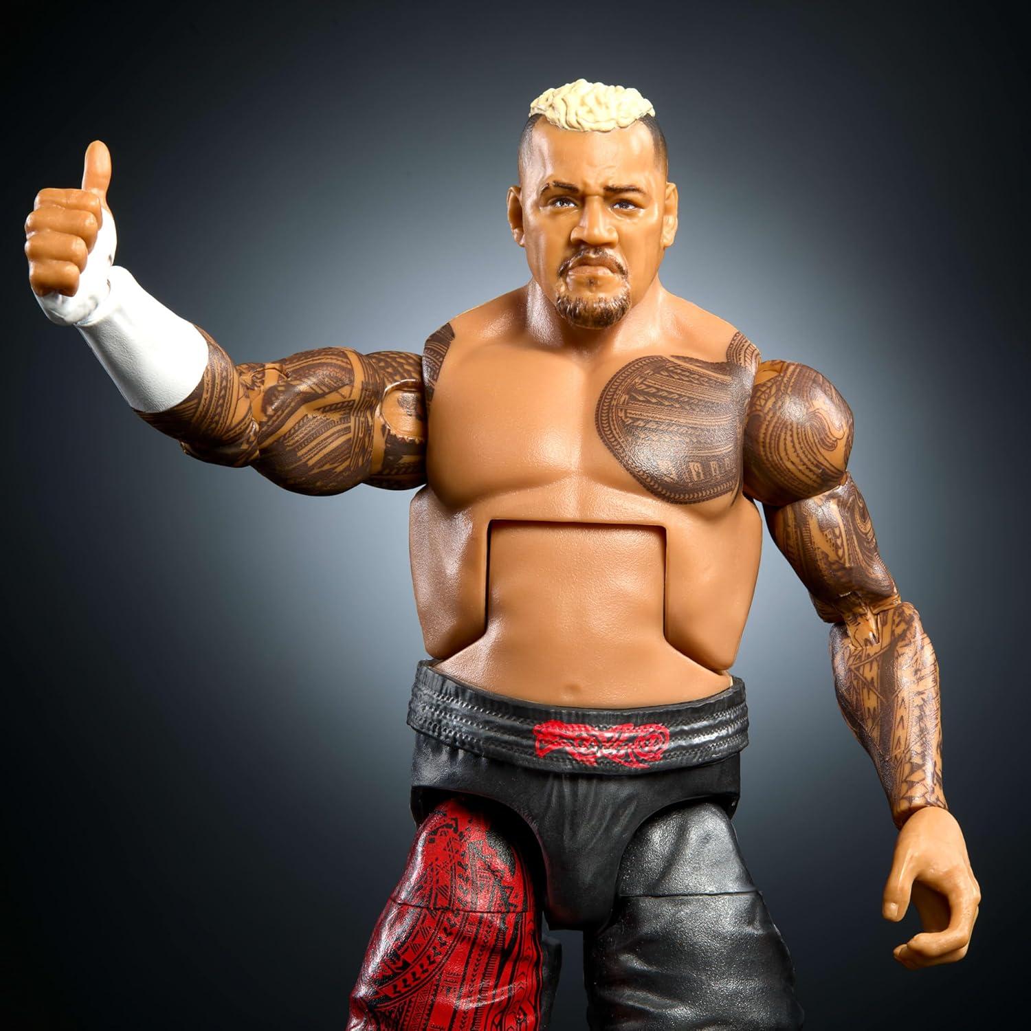 Figura de Acción WWE Elite Top Picks Mattel Solo Sikoa 15 cm