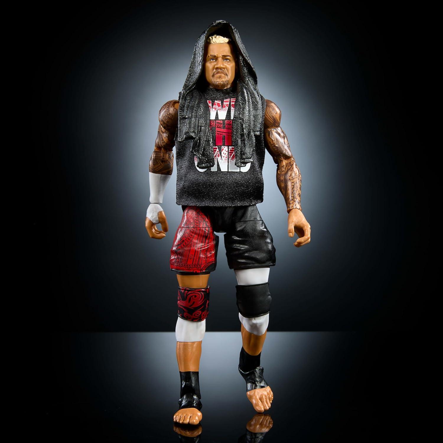 Figura de Acción WWE Elite Top Picks Mattel Solo Sikoa 15 cm