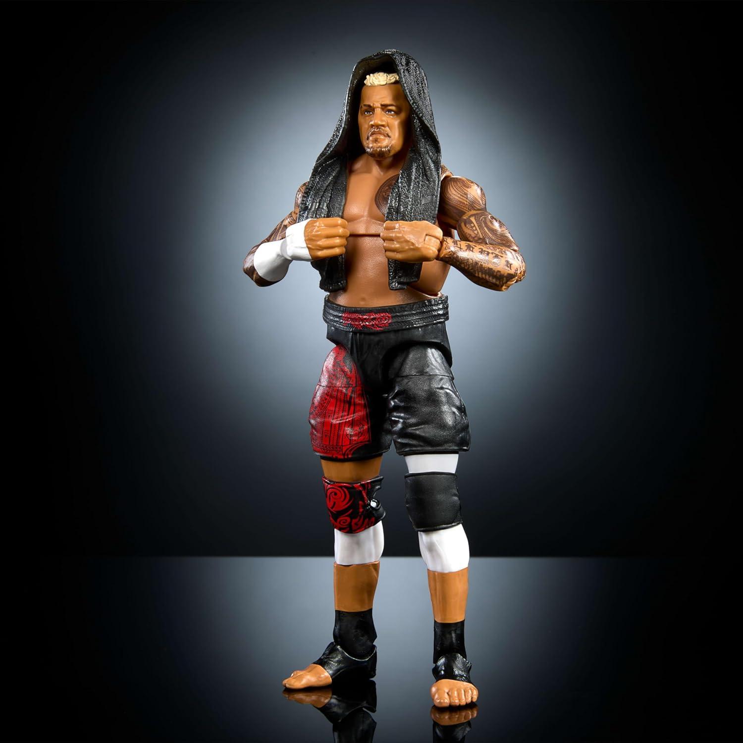 Figura de Acción WWE Elite Top Picks Mattel Solo Sikoa 15 cm
