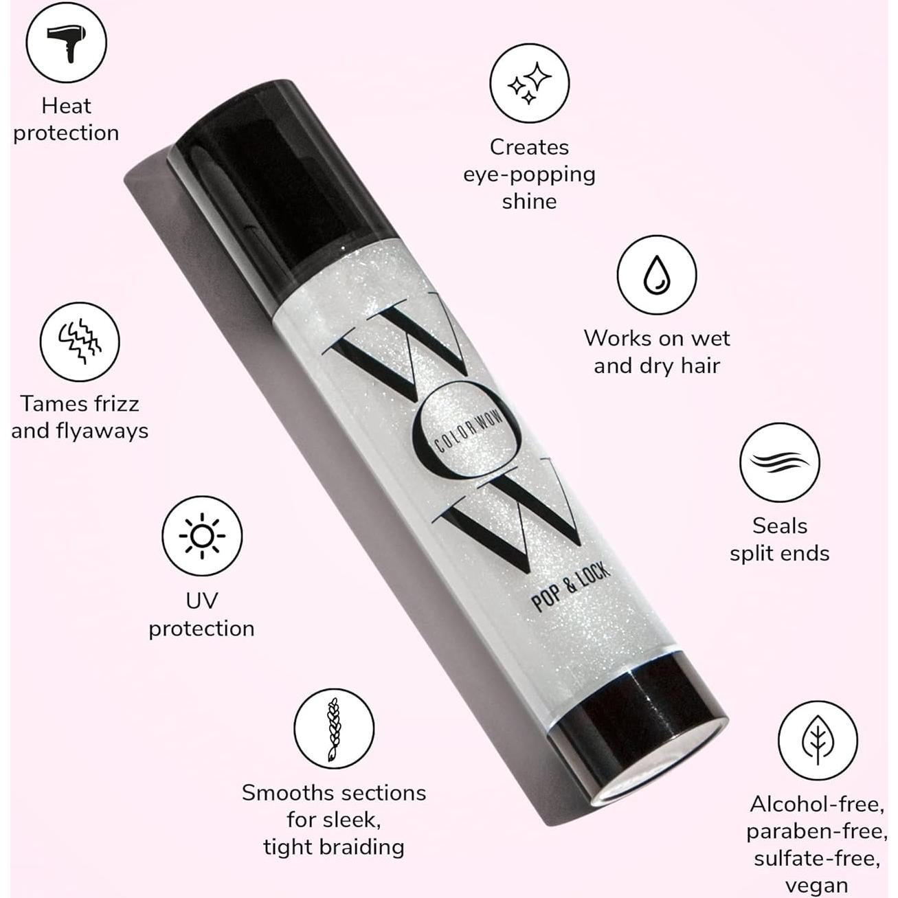 COLOR WOW Pop + Lock Suero Brillo y Control Frizz 113g