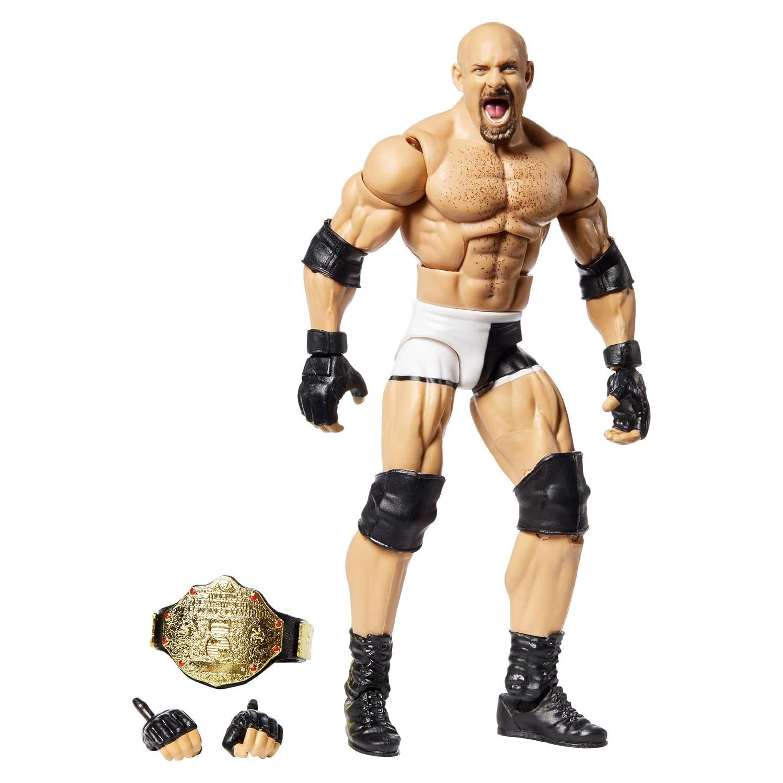 Figura de Acción WWE Elite Goldberg 15.24 cm Detalles Realistas