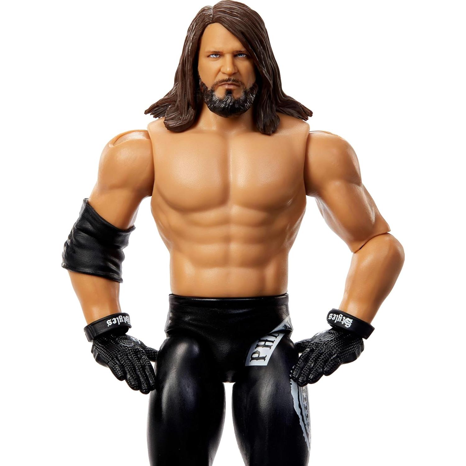 Figura de Acción Mattel WWE AJ Styles 15.24 cm Coleccionable