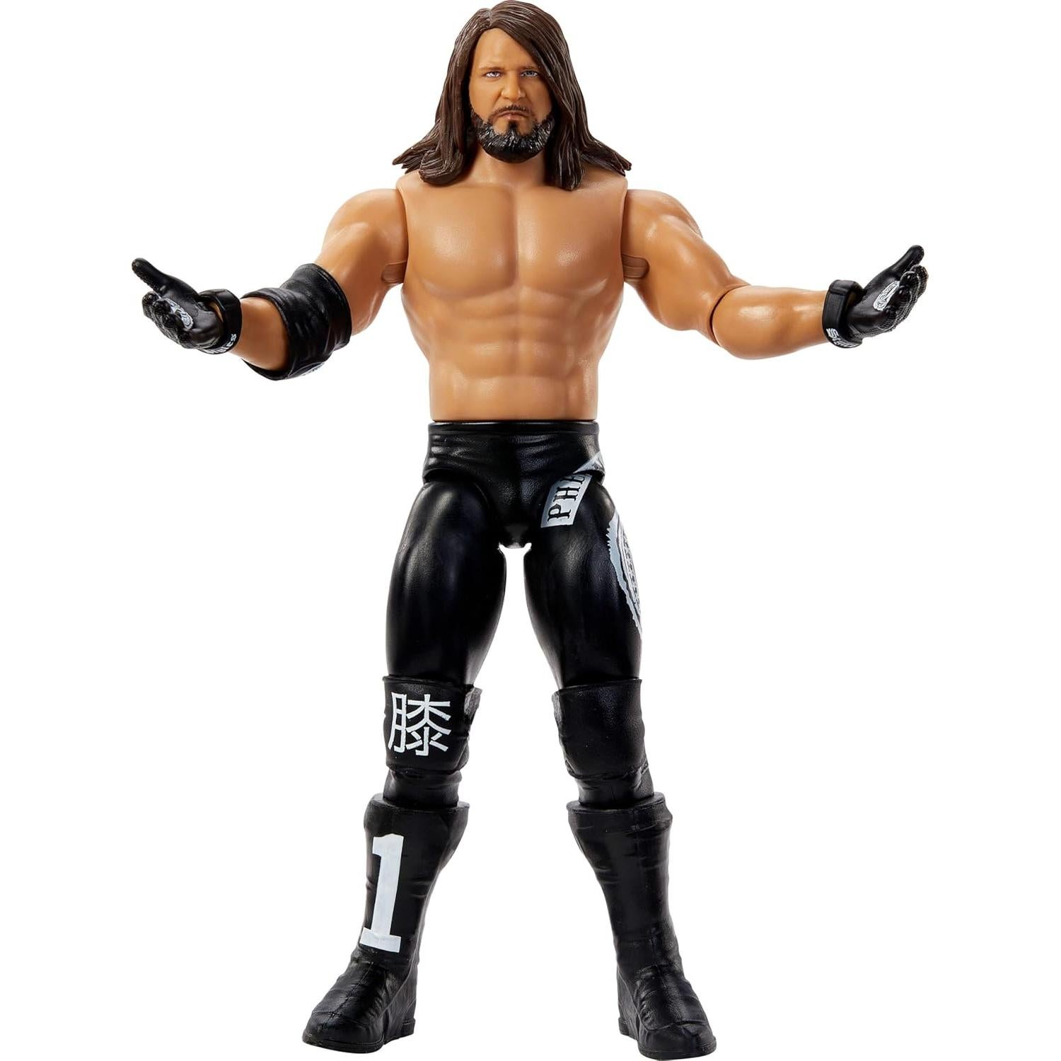 Figura de Acción Mattel WWE AJ Styles 15.24 cm Coleccionable