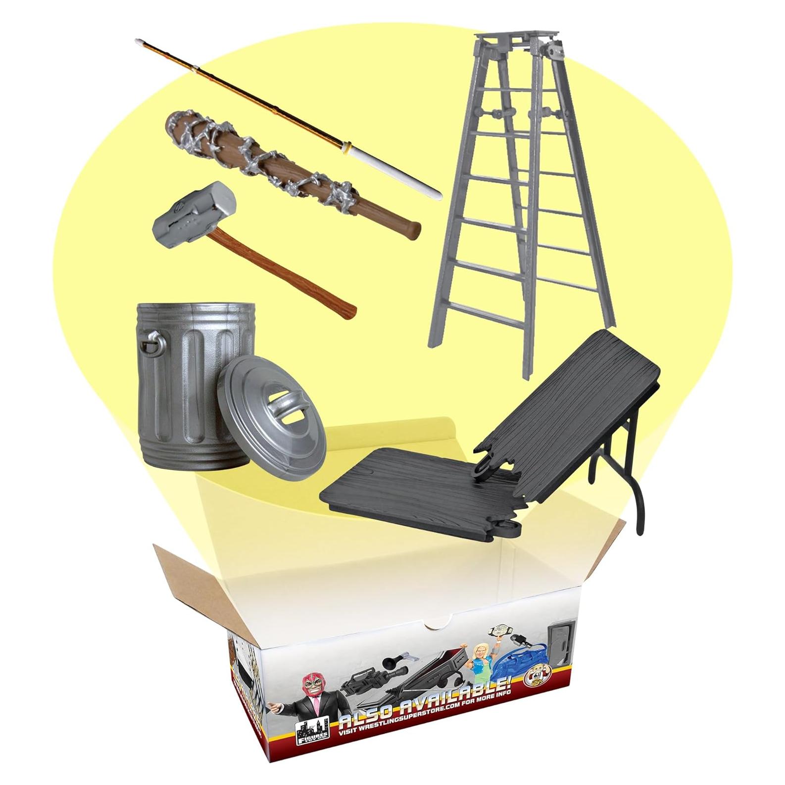 Juego de Accesorios Lucha Libre Figures Toy Company Starter 1