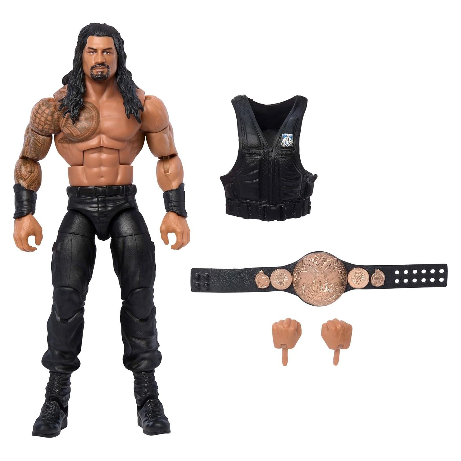 Figura de Acción Elite Mattel WWE Roman Reigns 15.24 cm