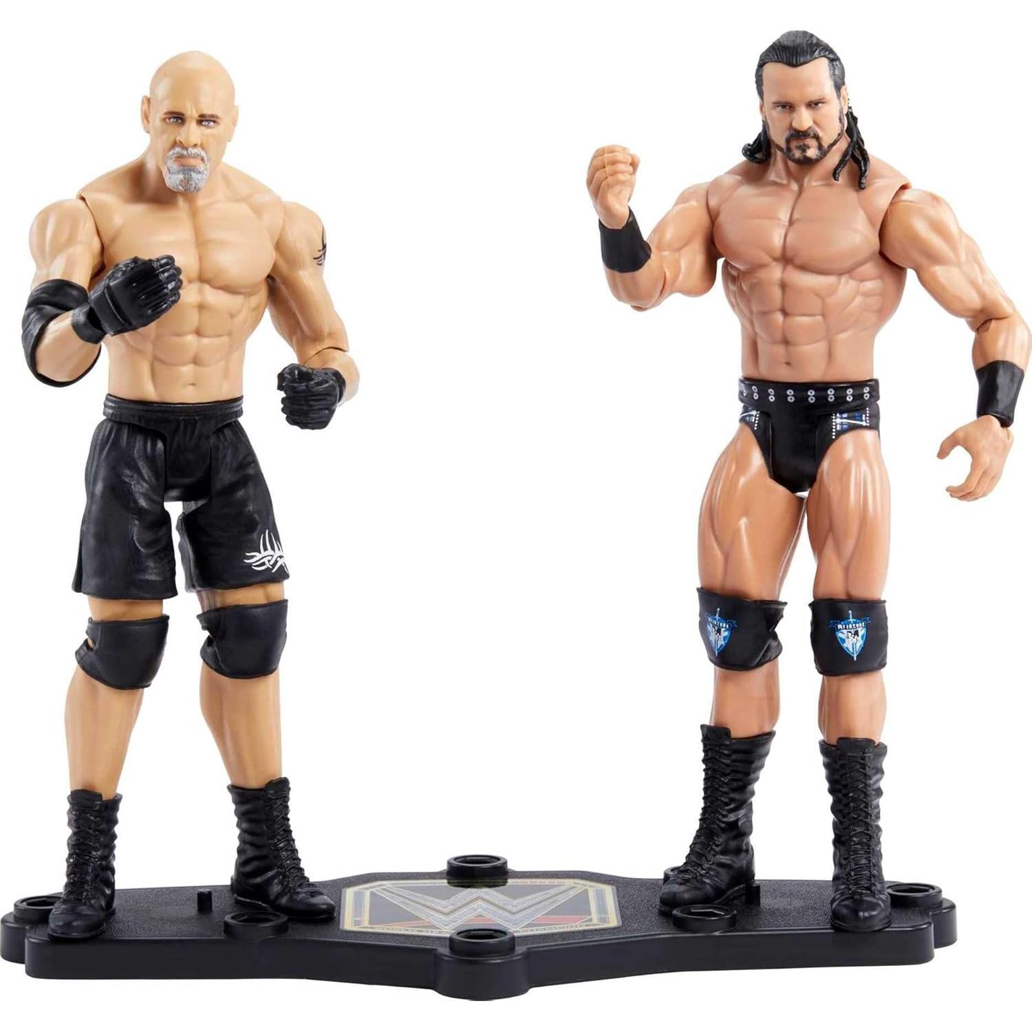 Figuras de Acción WWE Championship Showdown Mattel Drew McIntyre vs Goldberg 15.24 cm
