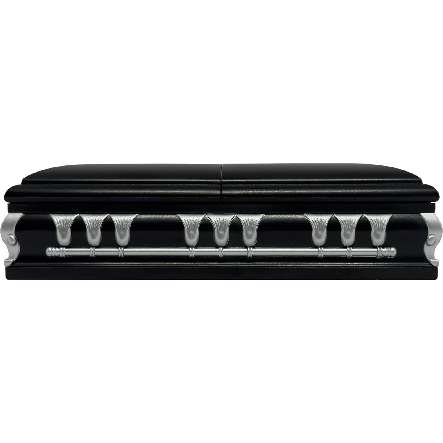 Ataúd Negro Deluxe Figures Toy Company para Figuras de Lucha Libre